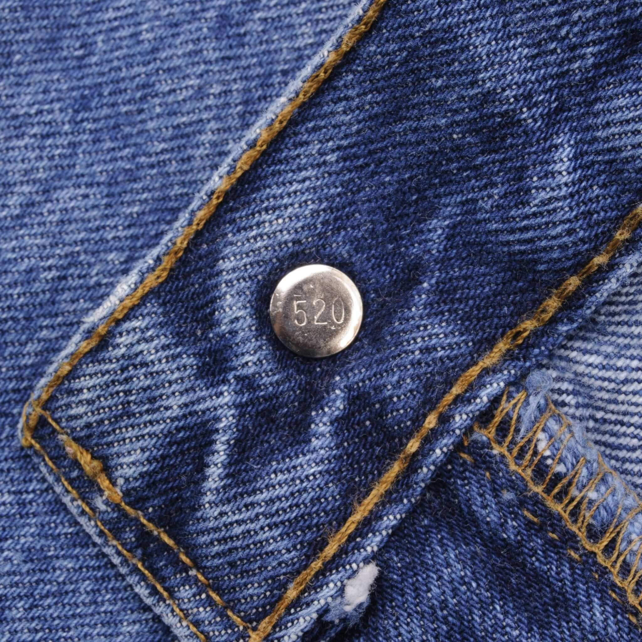 Beautiful Indigo Levis 501 Jeans 1980s Made in USA with Medium Wash Size on tag 34X34 Actual Size 34X34 Back Button #520