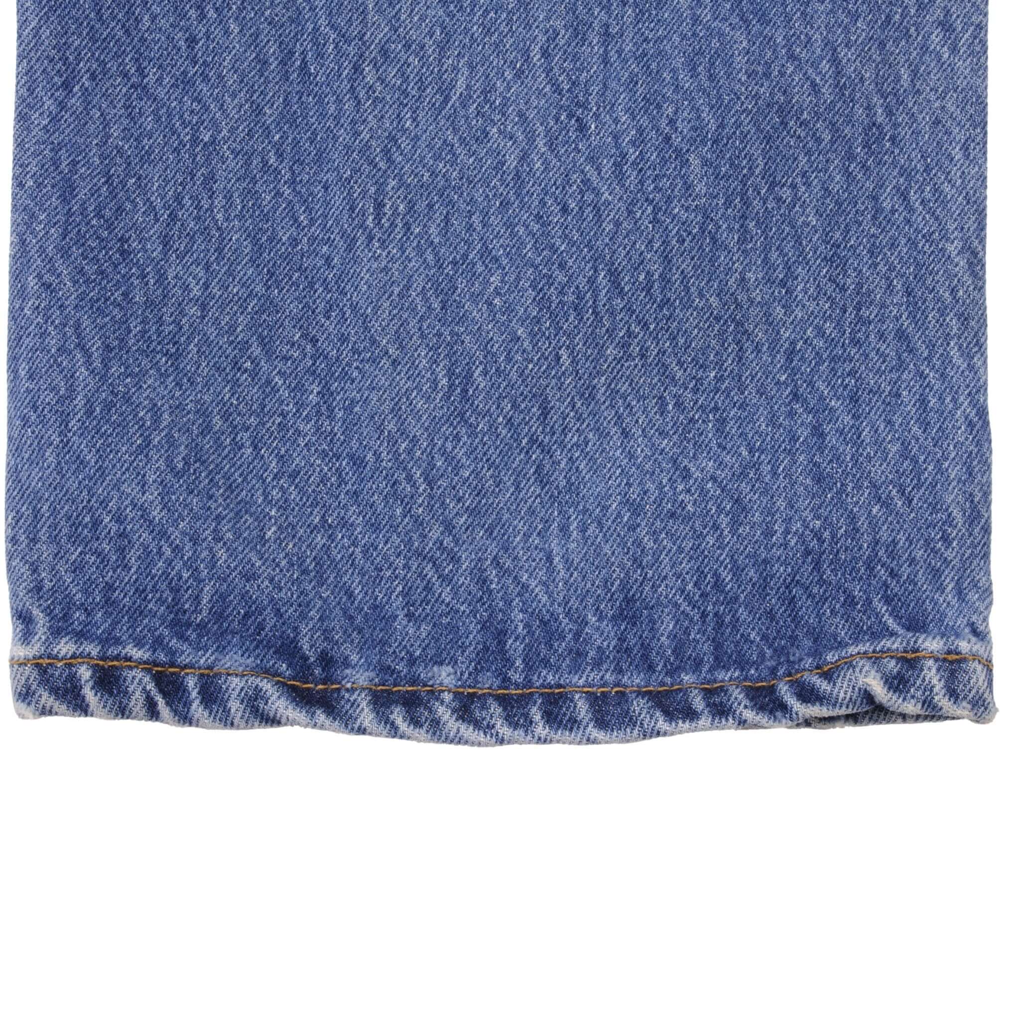 Beautiful Indigo Levis 501 Jeans 1980s Made in USA with Medium Wash Size on tag 34X34 Actual Size 34X34 Back Button #520