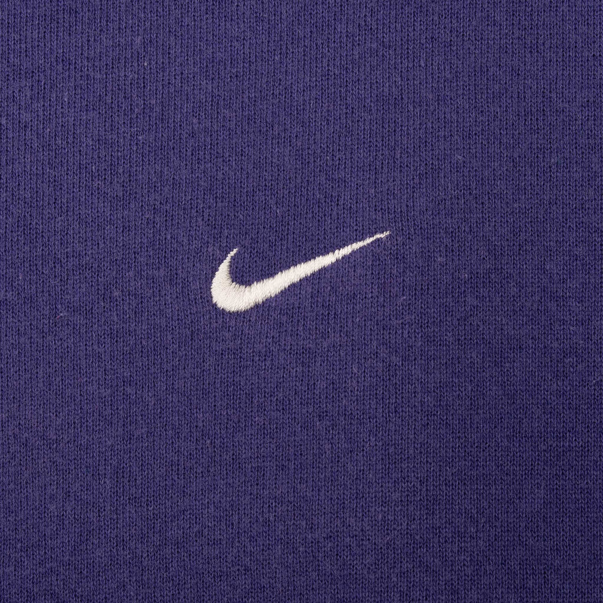 Vintage Nike Classic Swoosh Purple Sweatshirt 1990S Size Large Made In Usa