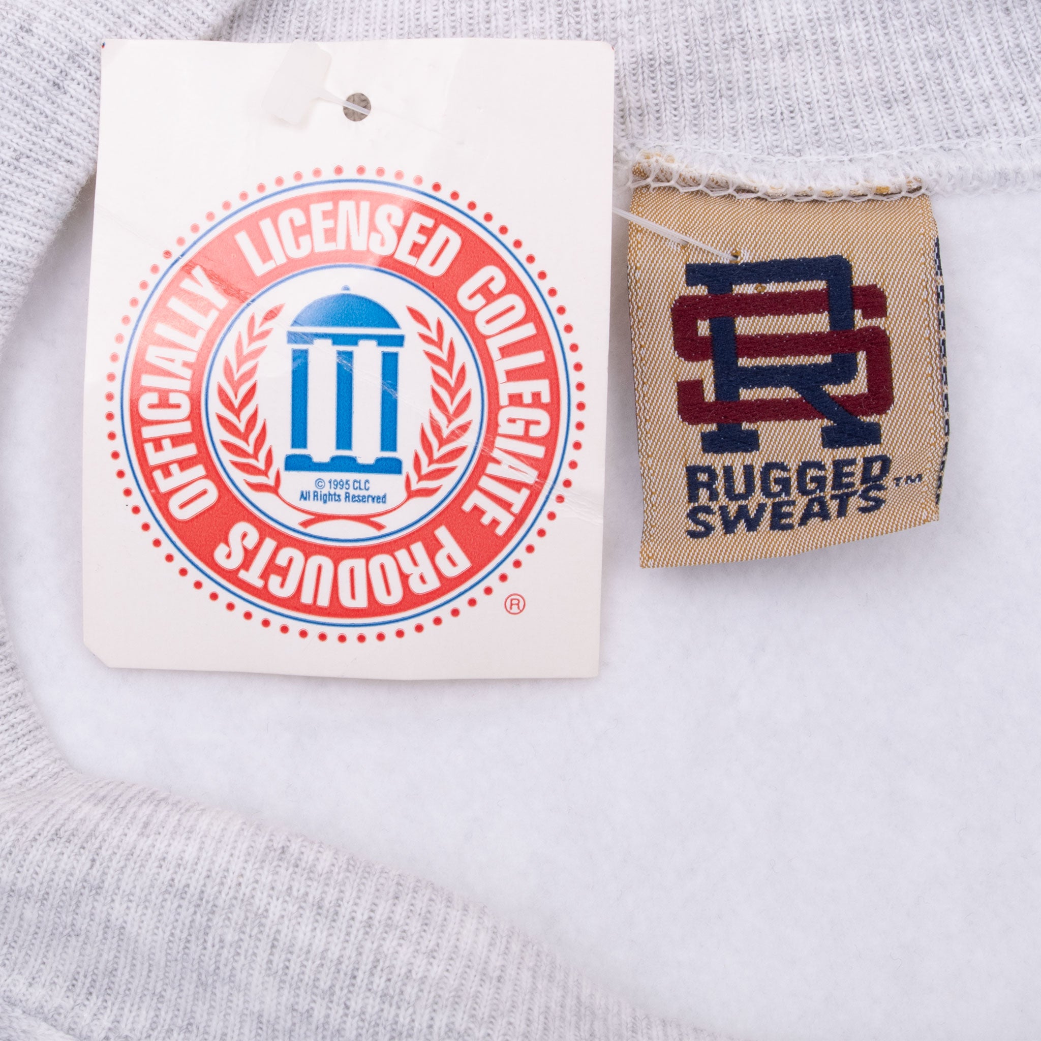 Vintage NCAA UNC North Carolina Tarheels 1995 Reverse Weave Sweatshirt Size Medium Made In USA Deadstock