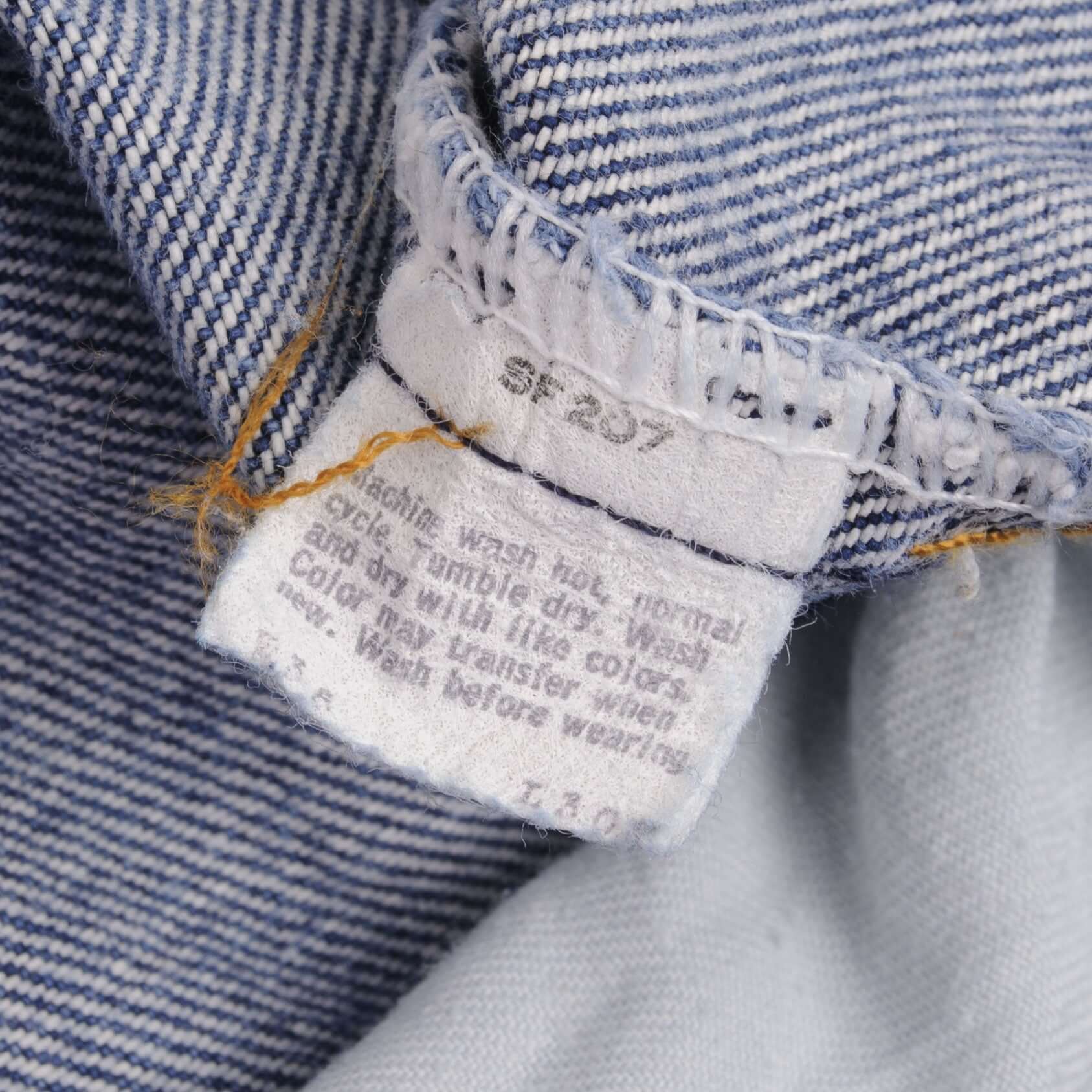 Beautiful Indigo Levis 505 Jeans Made in USA with Medium Light wash With Some light Whiskers.  Size on Tag 36X30 Actual Size 35X30 Back Button #532