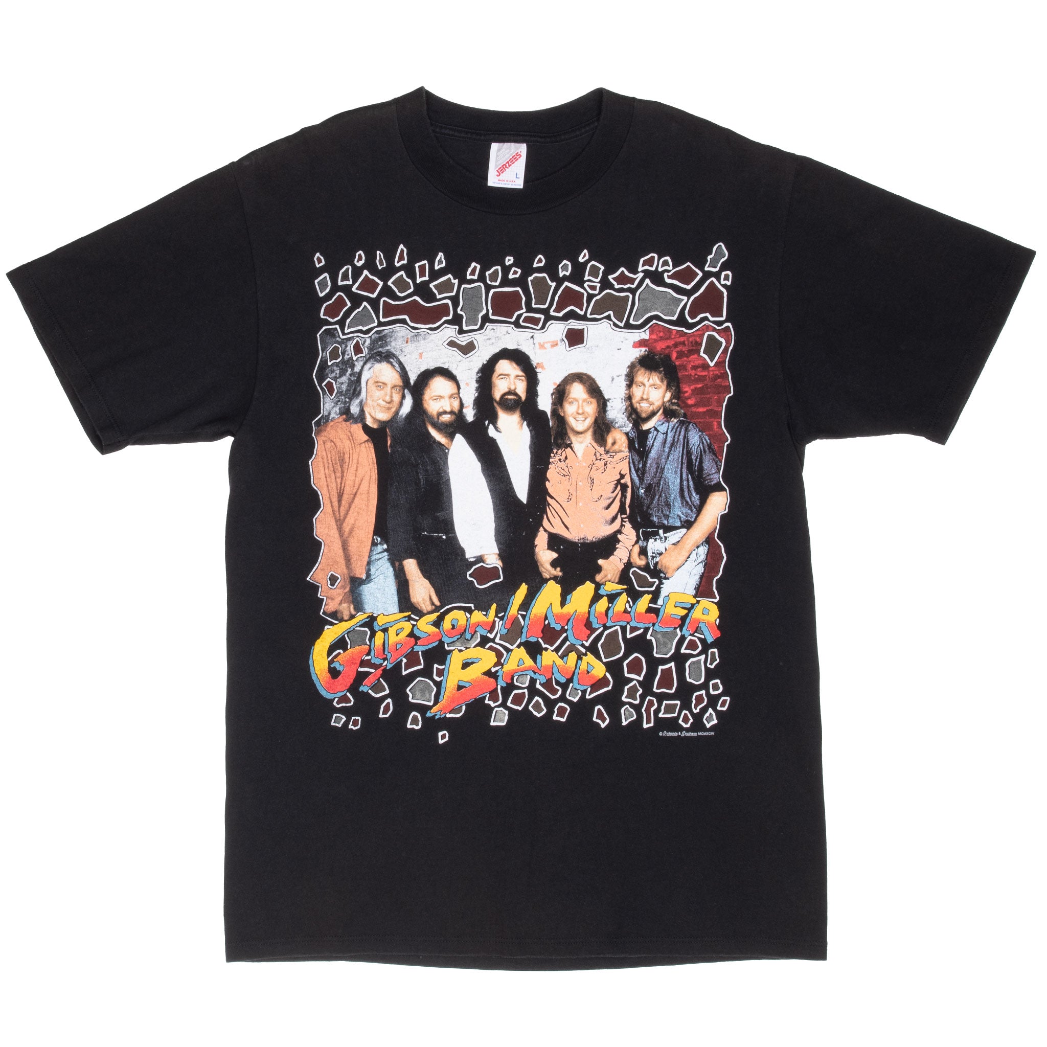 Vintage Gibson Miller Band Tour Tee Shirt 1994 Size Large Made In Usa