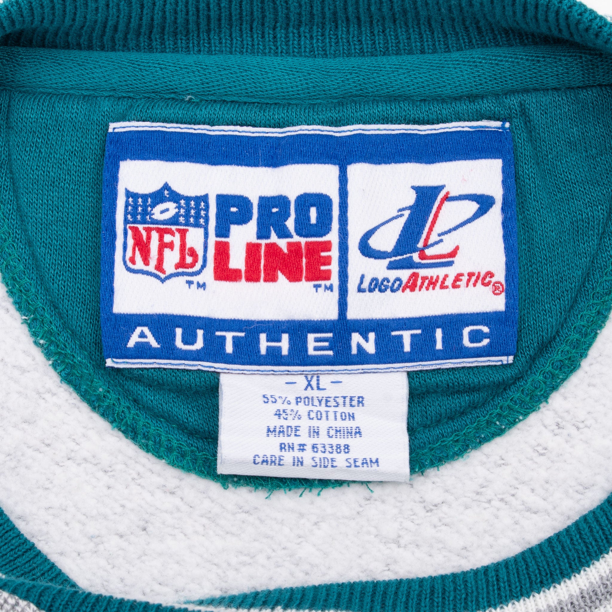 Vintage Nfl Miami Dolphins Embroidered 1990S Sweatshirt Size XL
