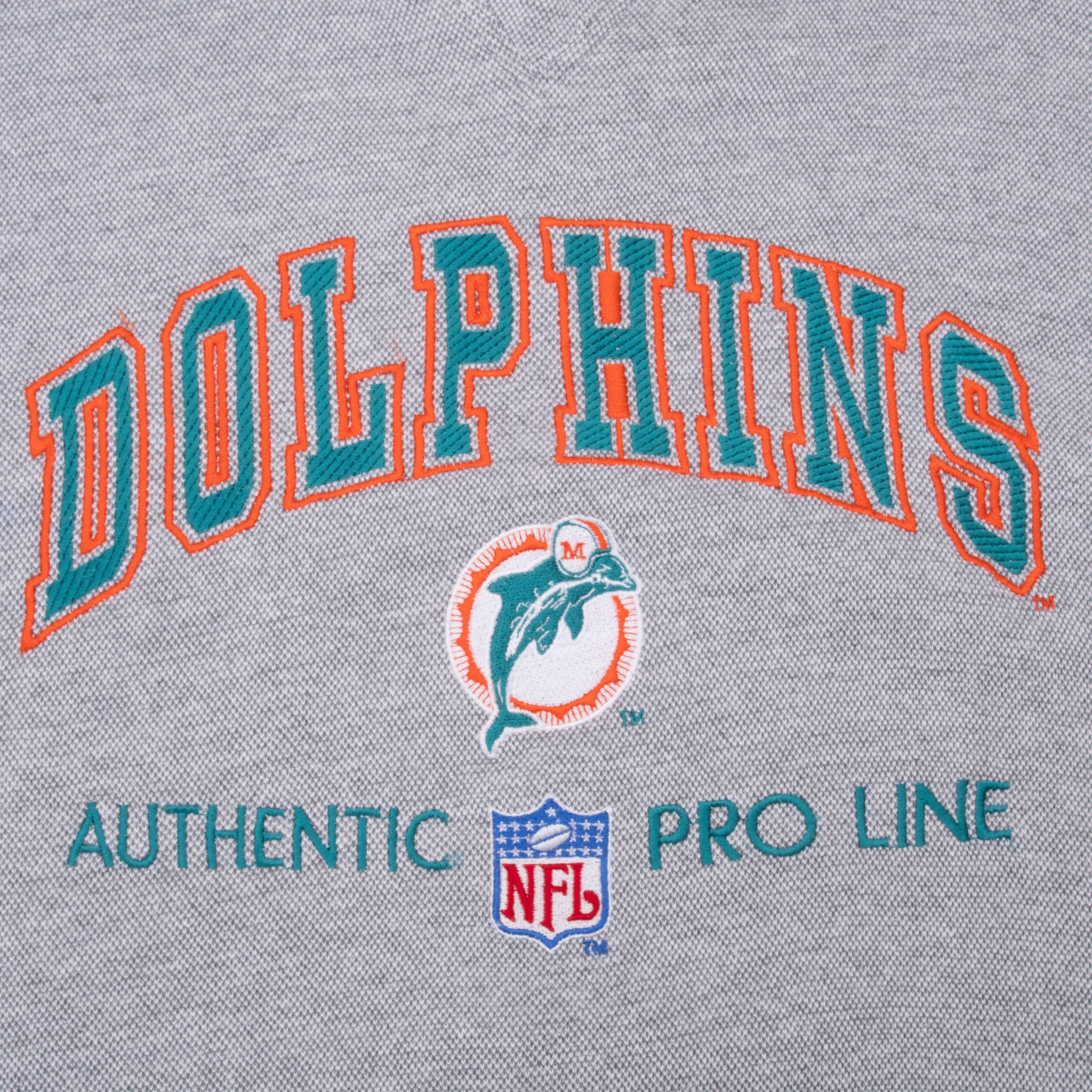 Vintage Nfl Miami Dolphins Embroidered 1990S Sweatshirt Size XL