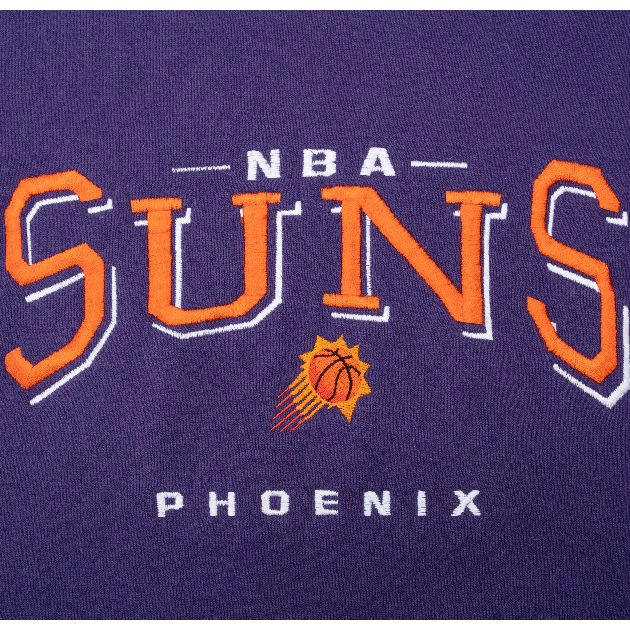 Vintage Nba Phoenix Suns Embroidered Sweatshirt 1990S Size XL