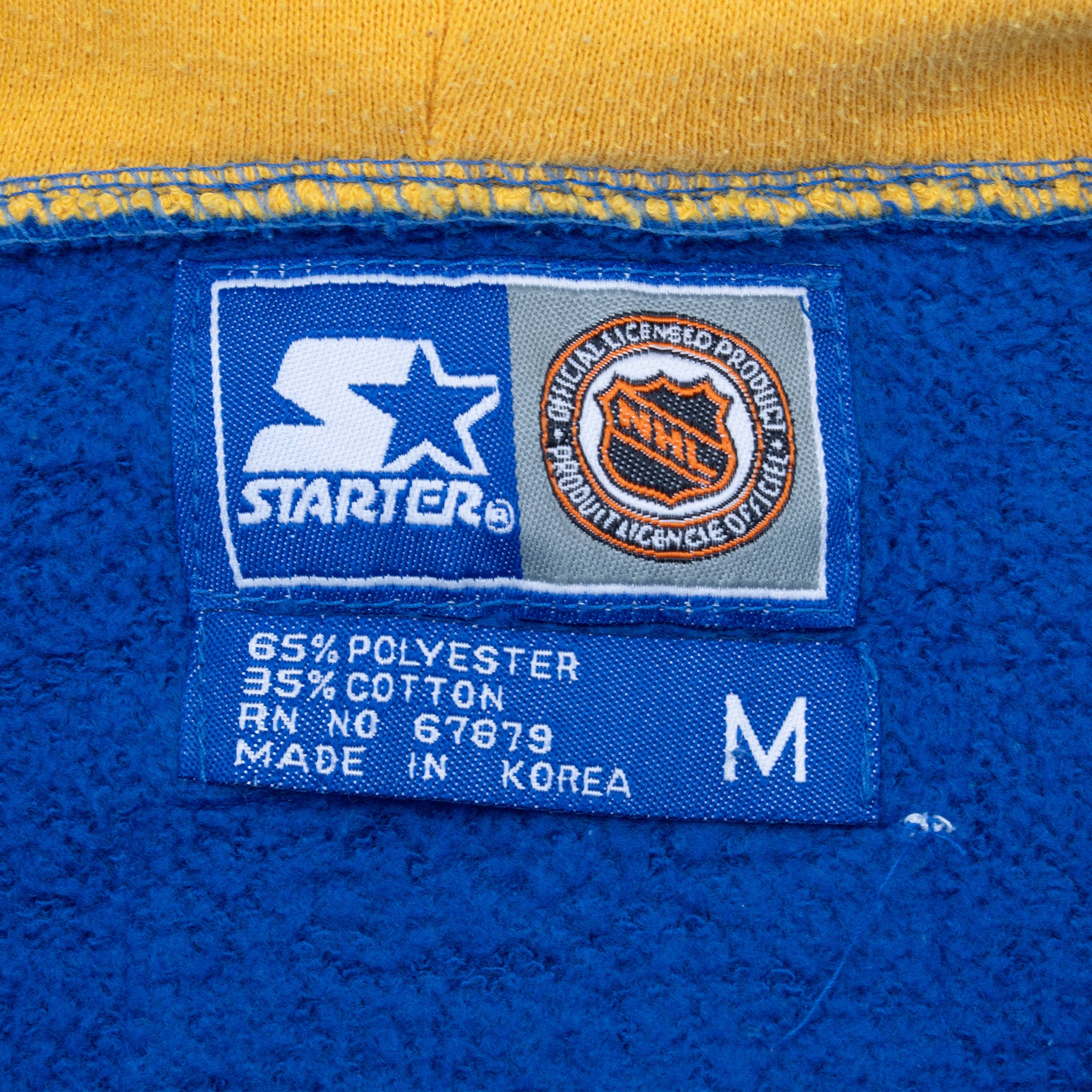 Vintage Nhl St Louis Blues Hoodie Starter Sweatshirt 1990S Size Medium