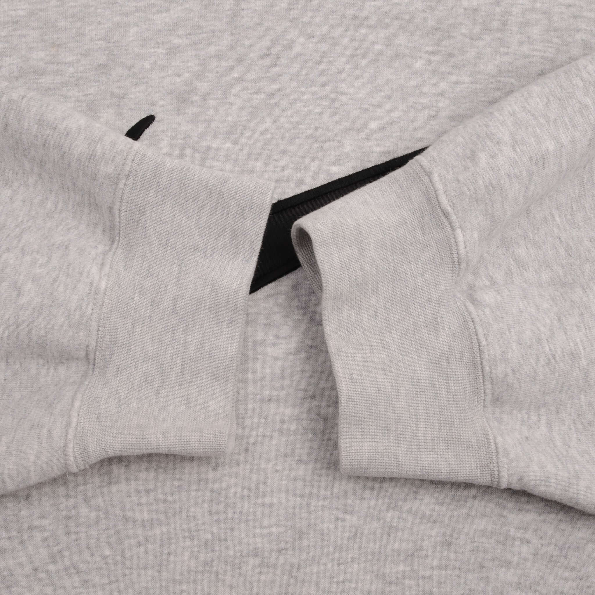 Vintage Grey Nike Big Swoosh Hoodie Sweatshirt 2000S Size XL