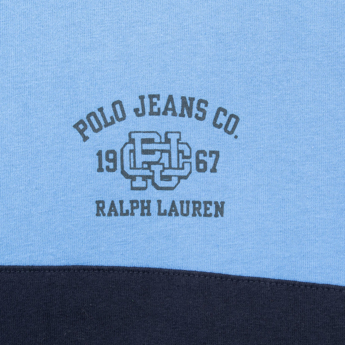 Vintage Ralph Lauren Polo Jeans Co Blue Tee Shirt Size XL