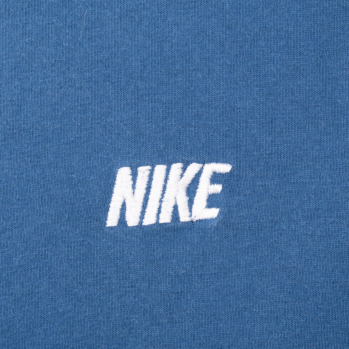 Vintage Nike Classic Swoosh Blue Tee Shirt 1990S Size Large