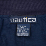 Vintage Nautica Blue Windbreaker Bomber Jacket 1990S Size Large