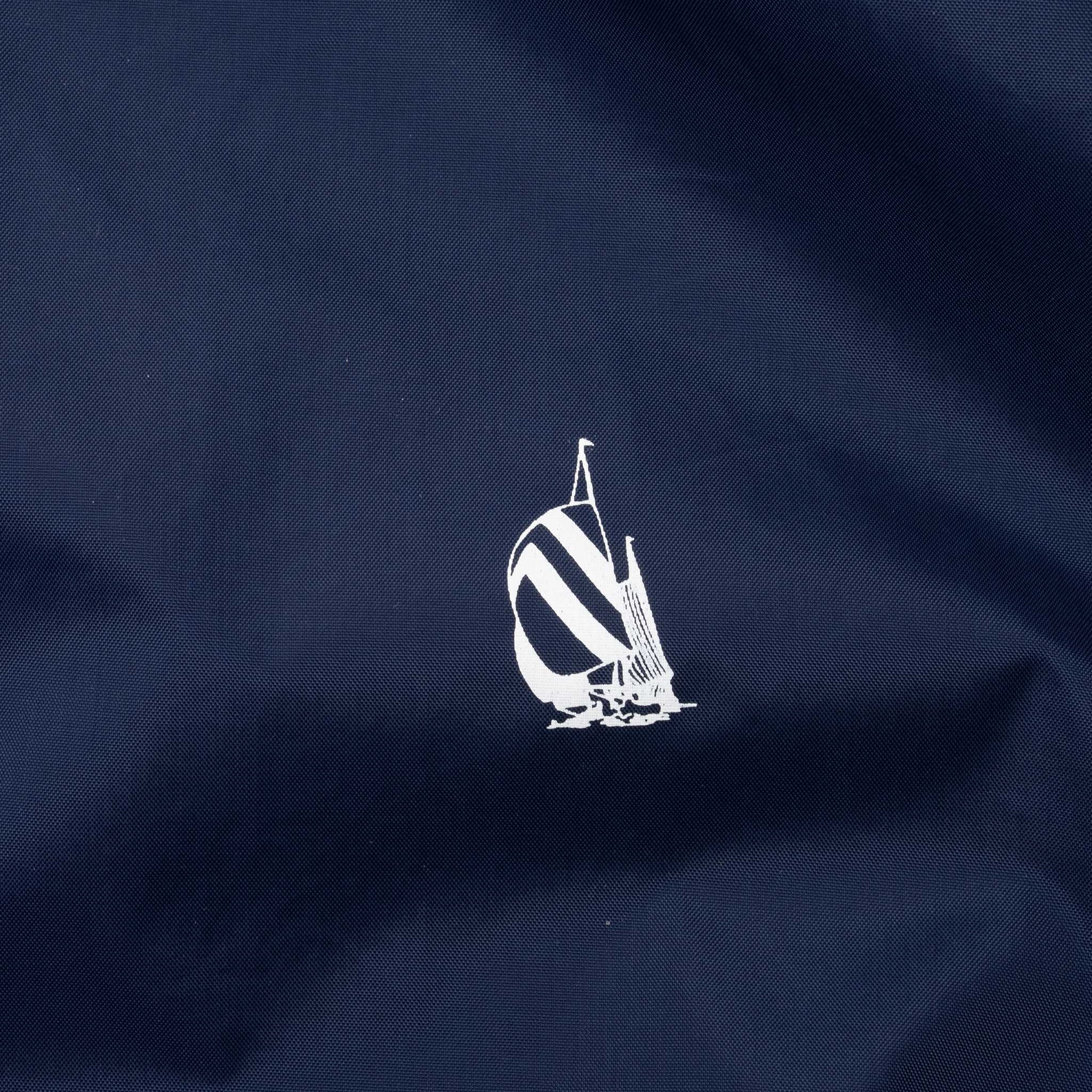 Vintage Nautica Blue Windbreaker Bomber Jacket 1990S Size Large