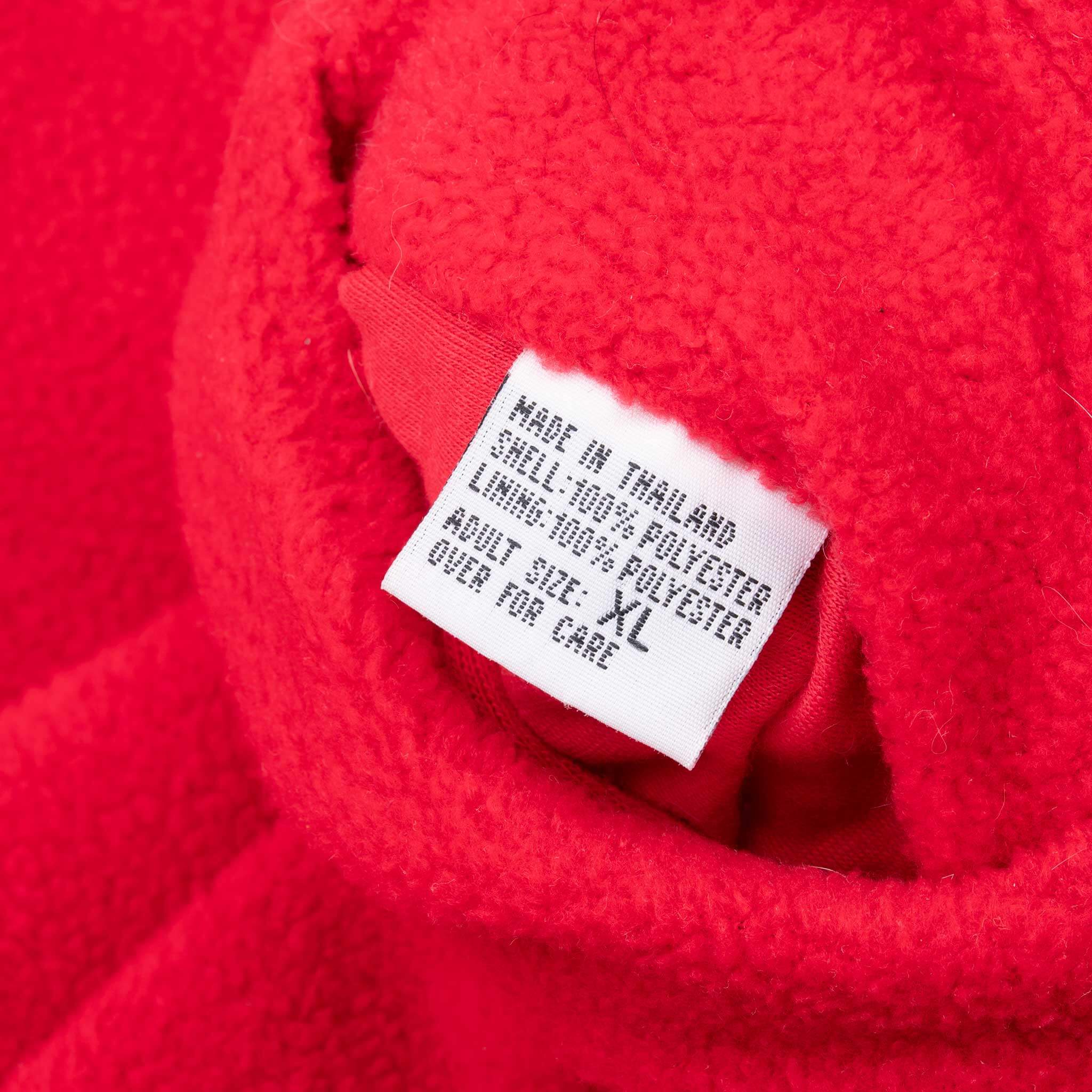 Vintage Marlboro Reversible Fleece Quarter Zip Jacket 1990S Size XL