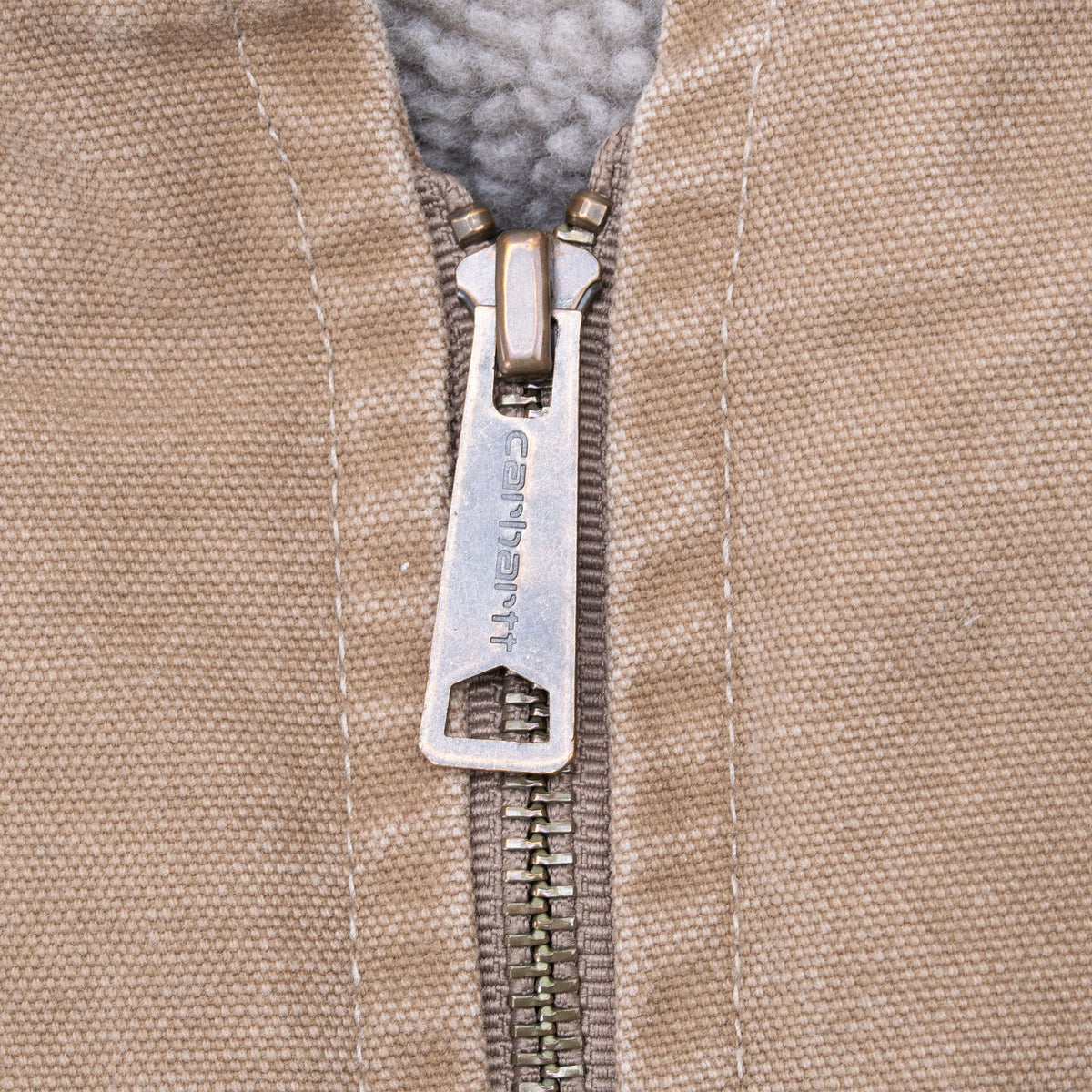 Vintage Carhartt Sherpa Lined Beige Vest Jacket 2014 V26FRB Size 2XL
