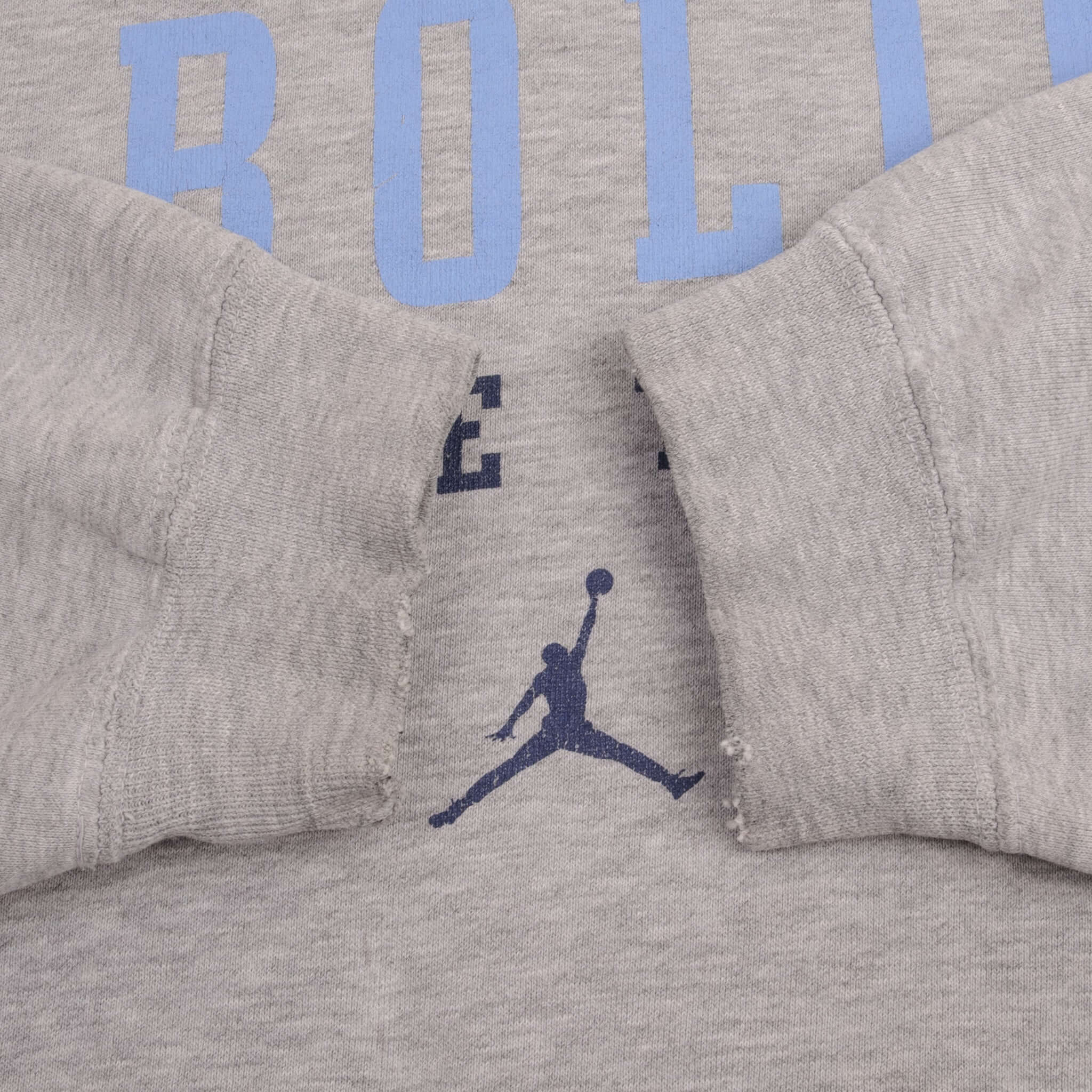 Vintage Nike Ncaa Carolina Basketball Grey Sweatshirt 1990S Size XL