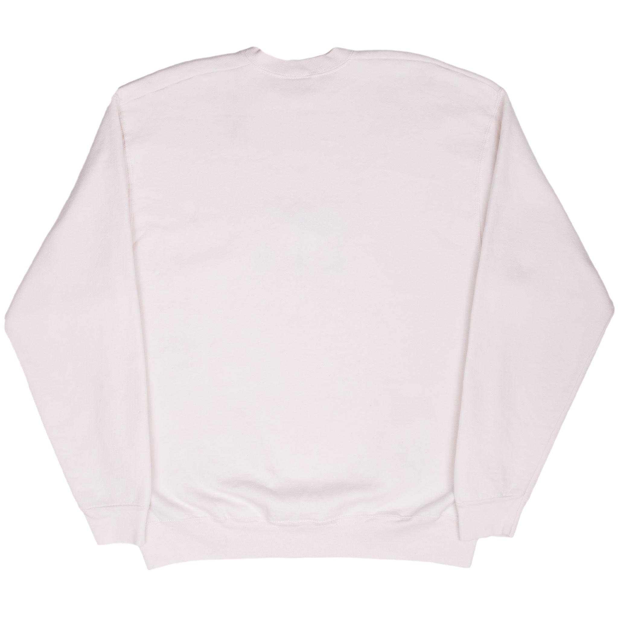 Vintage Nike Air Big Center Swoosh Cream Sweatshirt 1990S Size XL Made In Usa