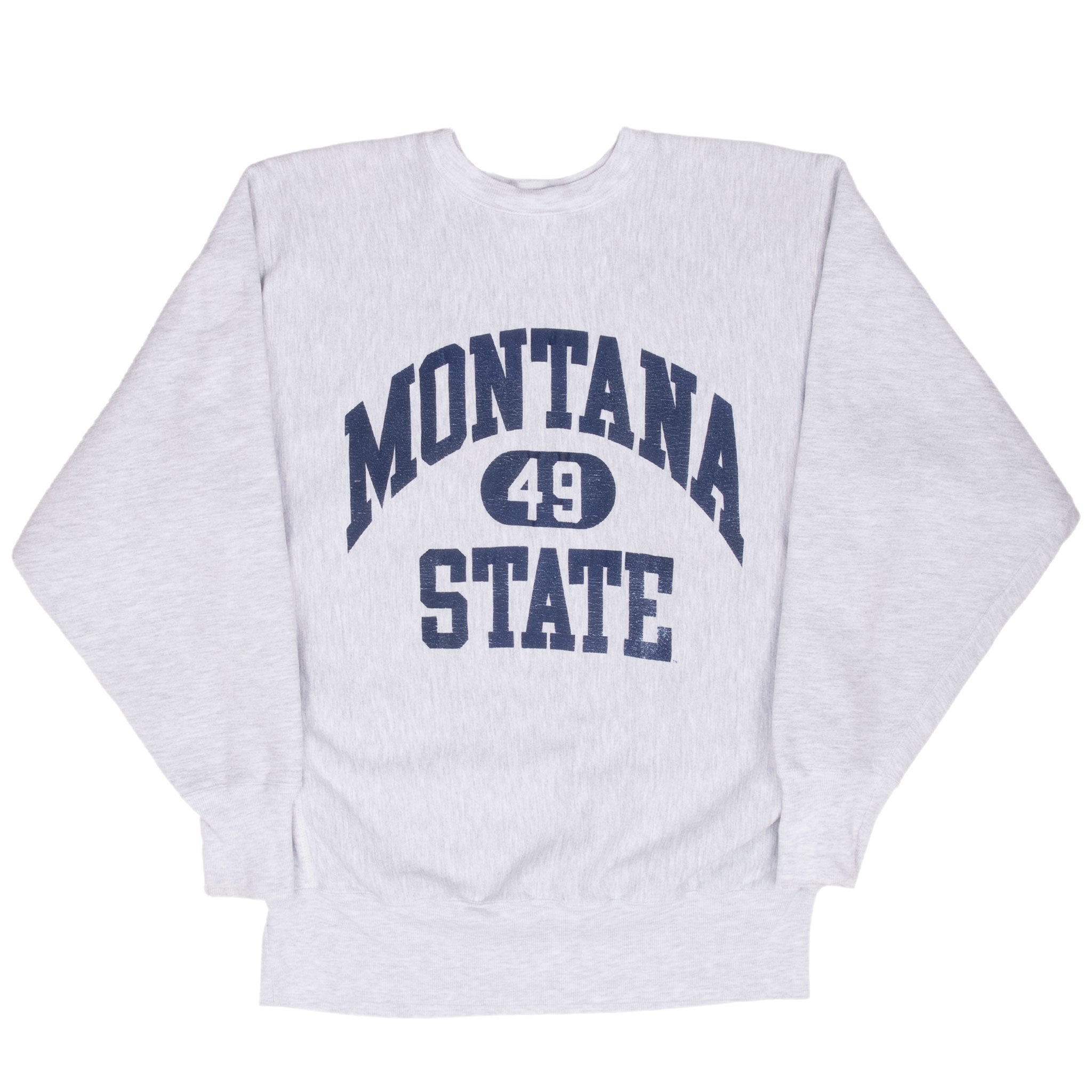Vintage Champion Reverse Weave Montana State Sweatshirt 1990S Size XL