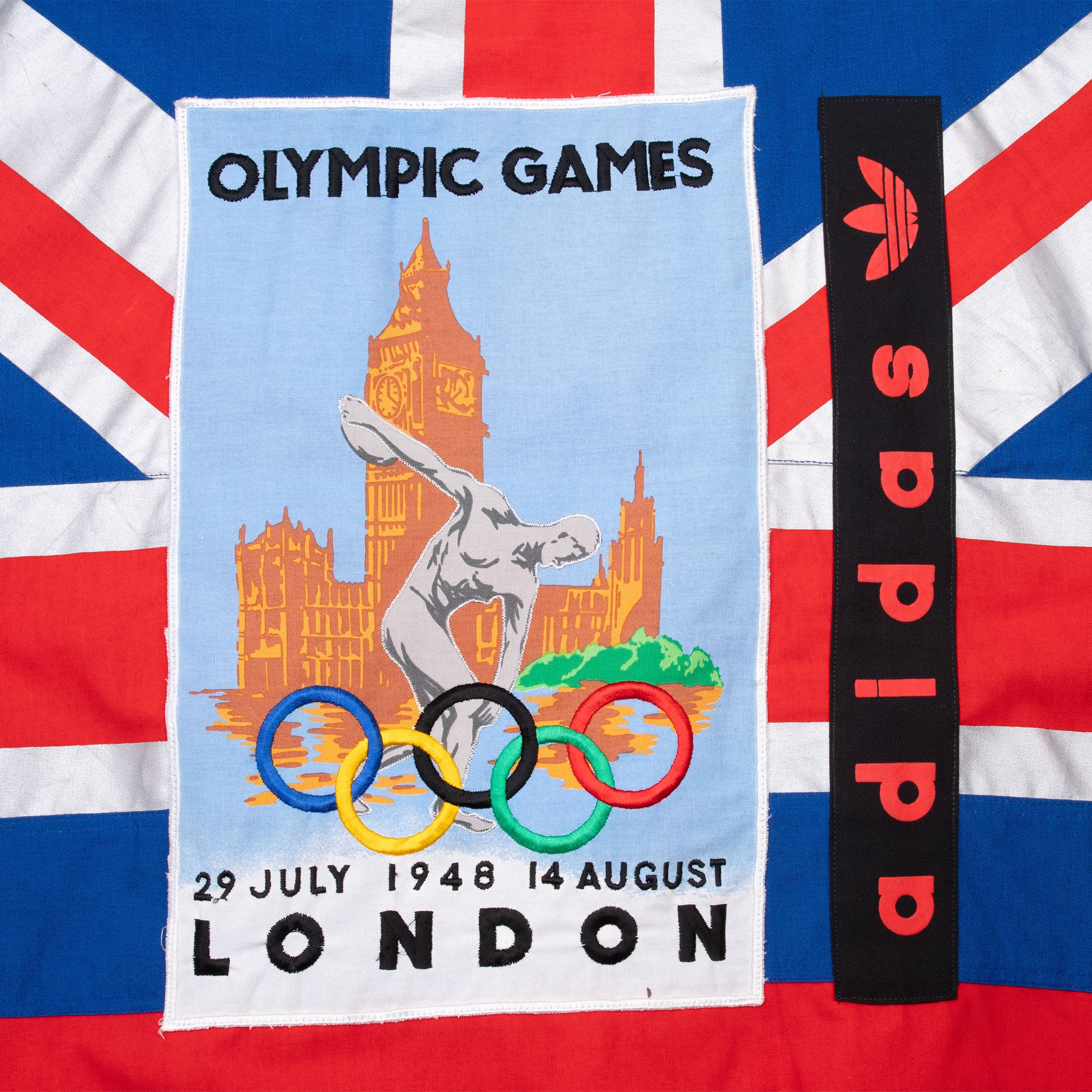 Vintage Adidas London Olympic Games 1948 1980S Sweatshirt Size Large