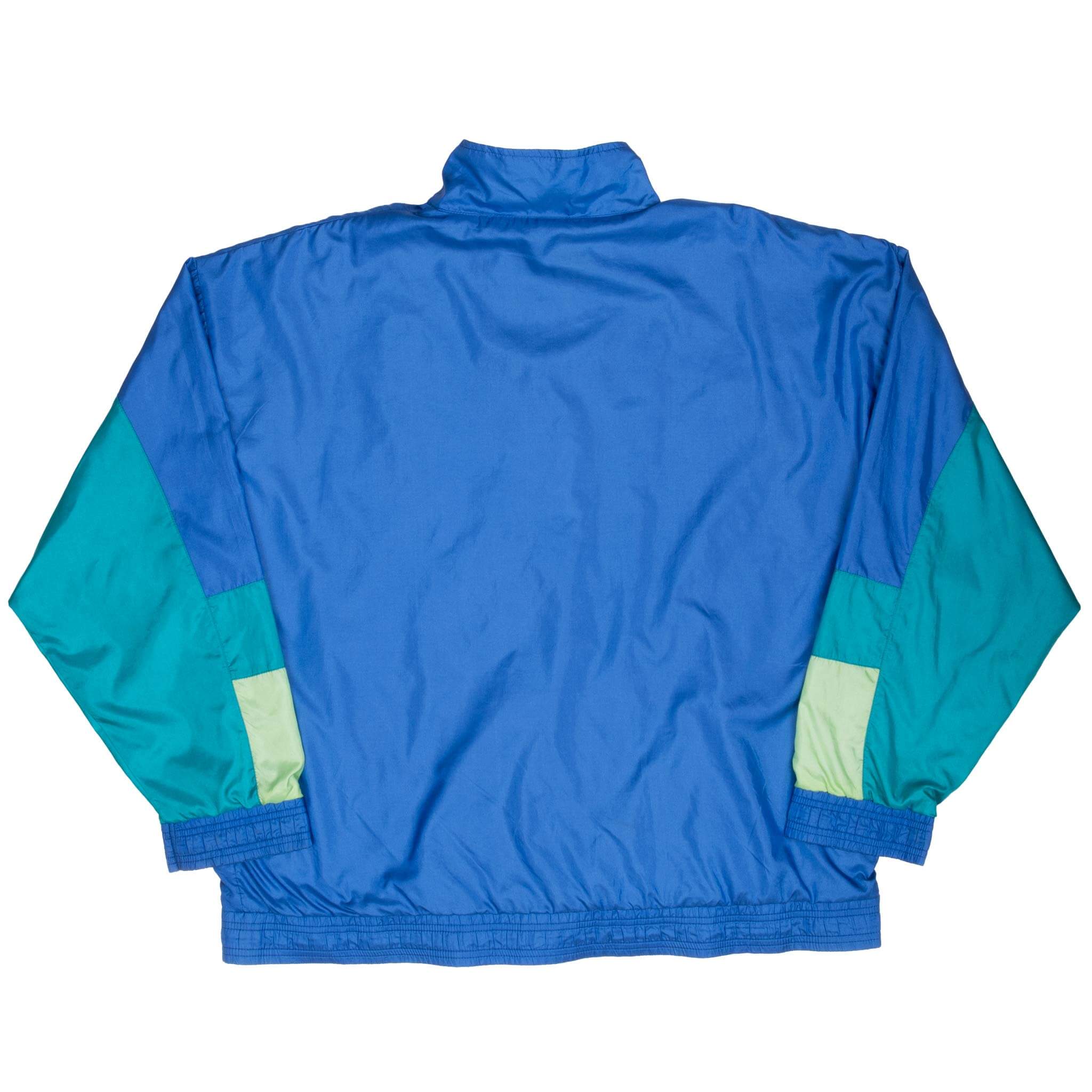 Vintage Nike Classic Swoosh Blue Windbreaker Jacket 1980S Size XL Blue Label