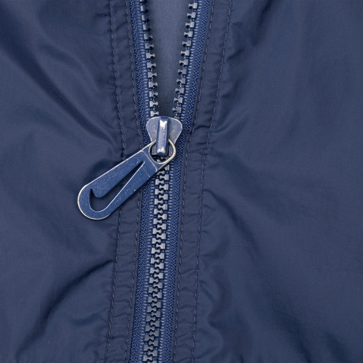Vintage Nike Classic Swoosh Navy Blue Windbreaker Jacket 1990S Size XL