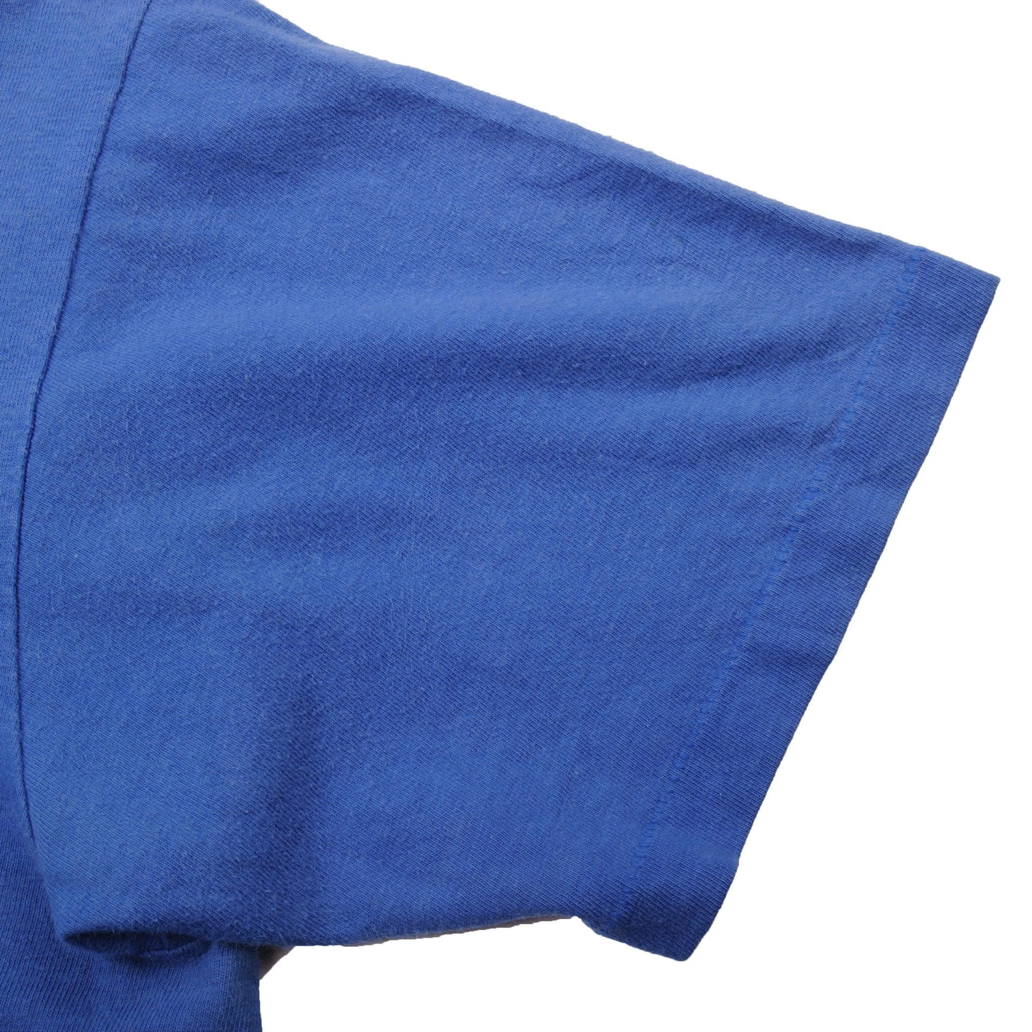 Vintage Blue Harley Davidson 1990 Sturgis 50th Anniversary Downtown Seattle, Washington Tee Shirt 1984 Size L With Single Stitch Made In USA