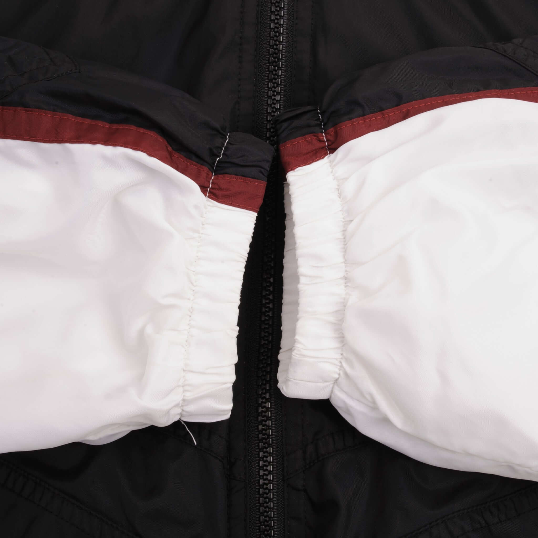 Vintage Nike Big Swoosh Black And White Windbreaker Jacket 1990S Size Large