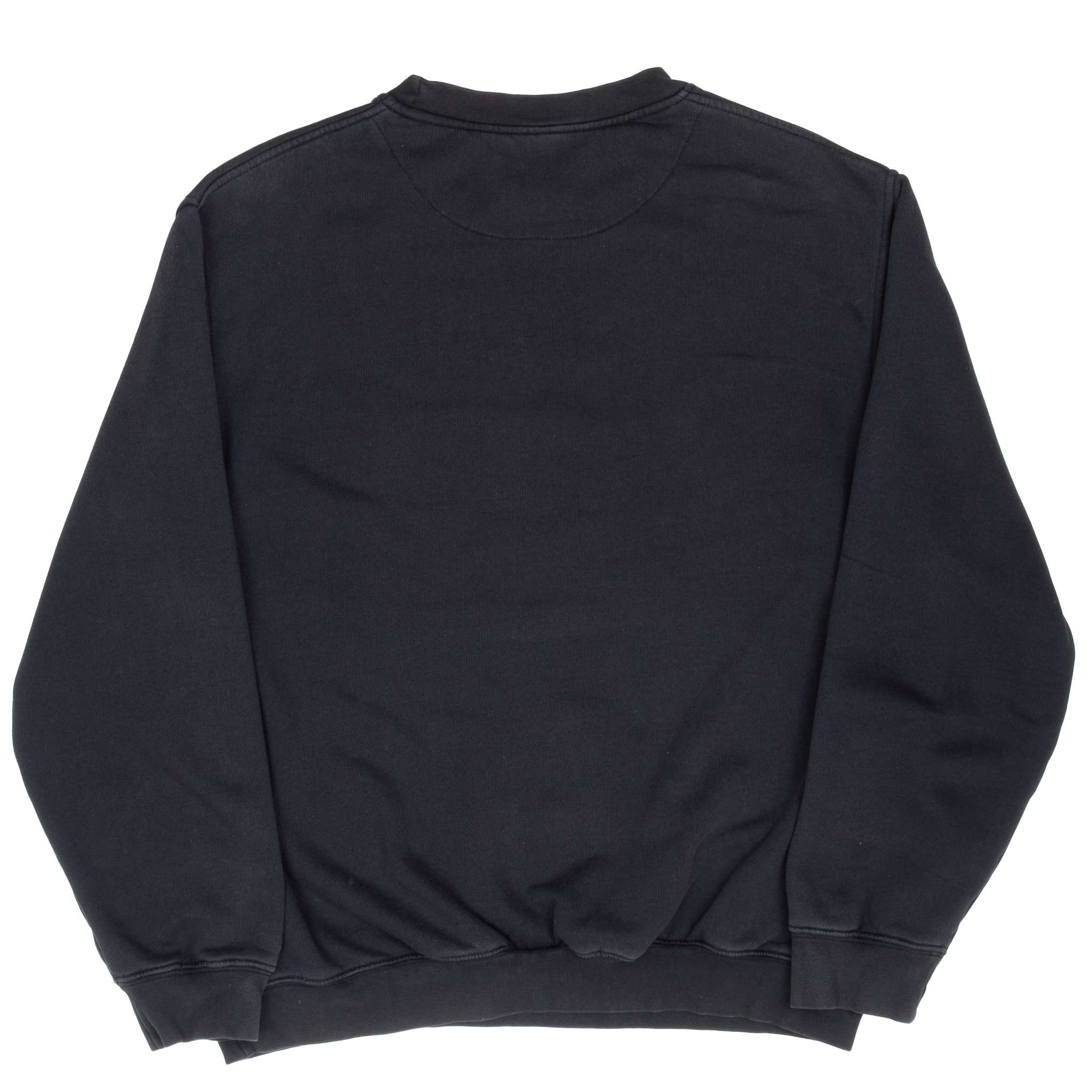 Vintage Nike Classic Swoosh Black Sweatshirt 2000S Size Medium