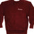 Vintage Reverse Weave Champion Embroidered Burgundy Sweatshirt 1990S Size XL