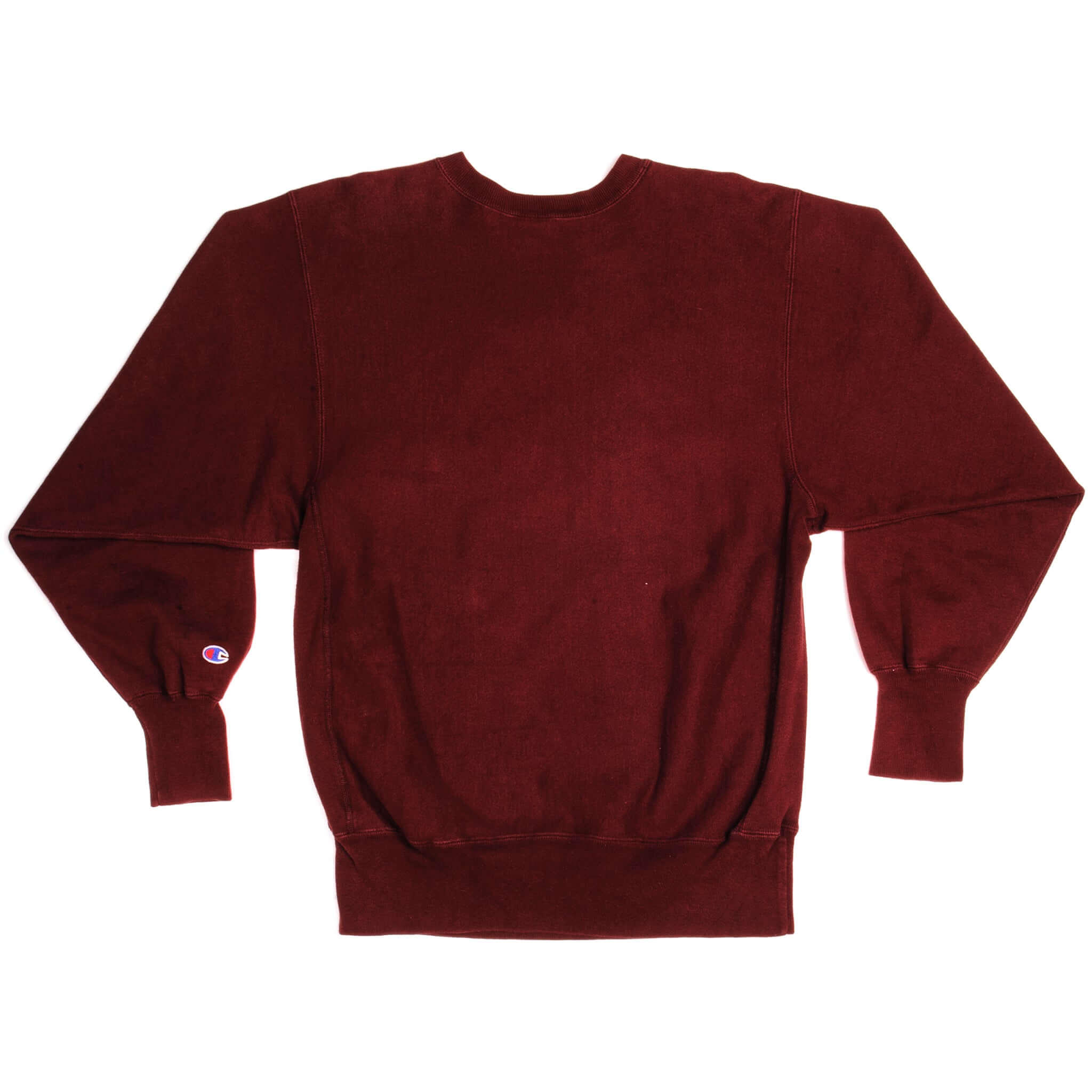 Vintage Reverse Weave Champion Embroidered Burgundy Sweatshirt 1990S Size XL