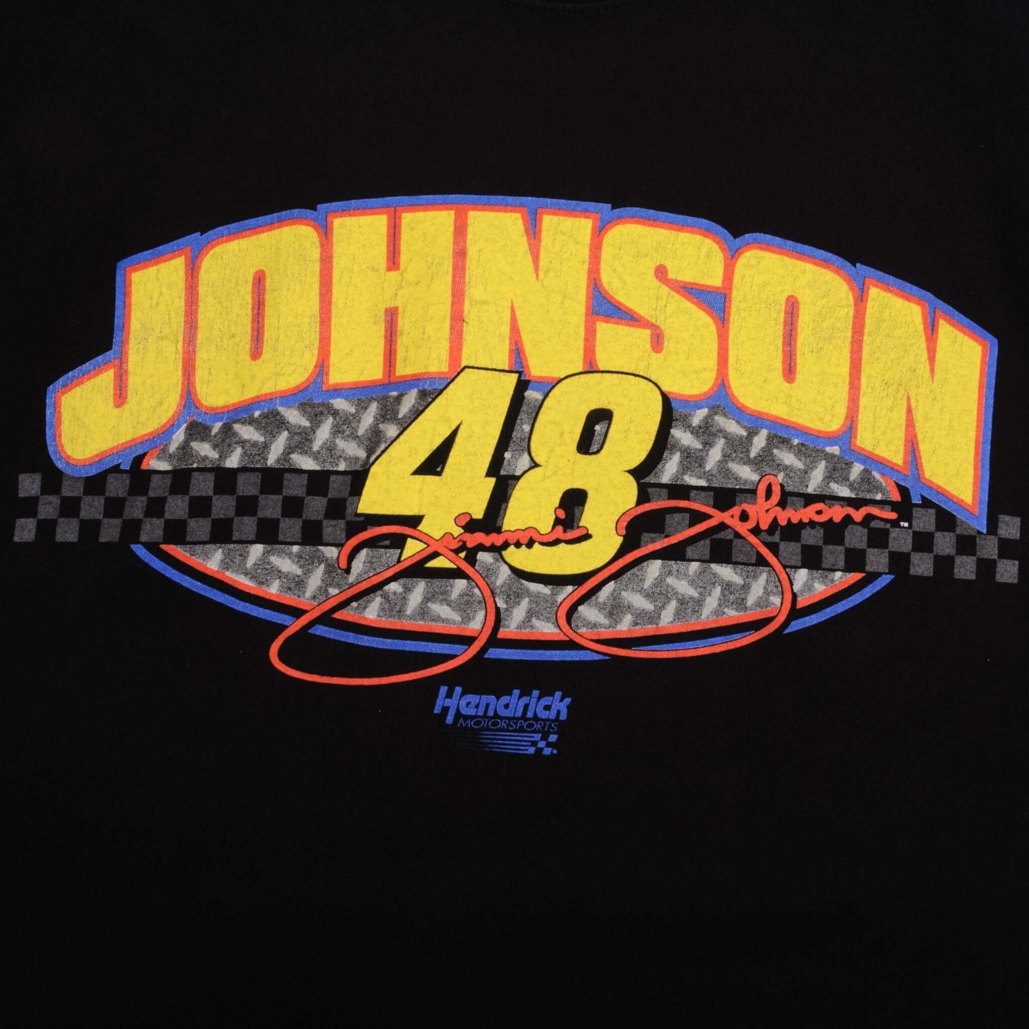 Vintage Nascar Jimmie Johnson Tee Shirt 2002 Size Large