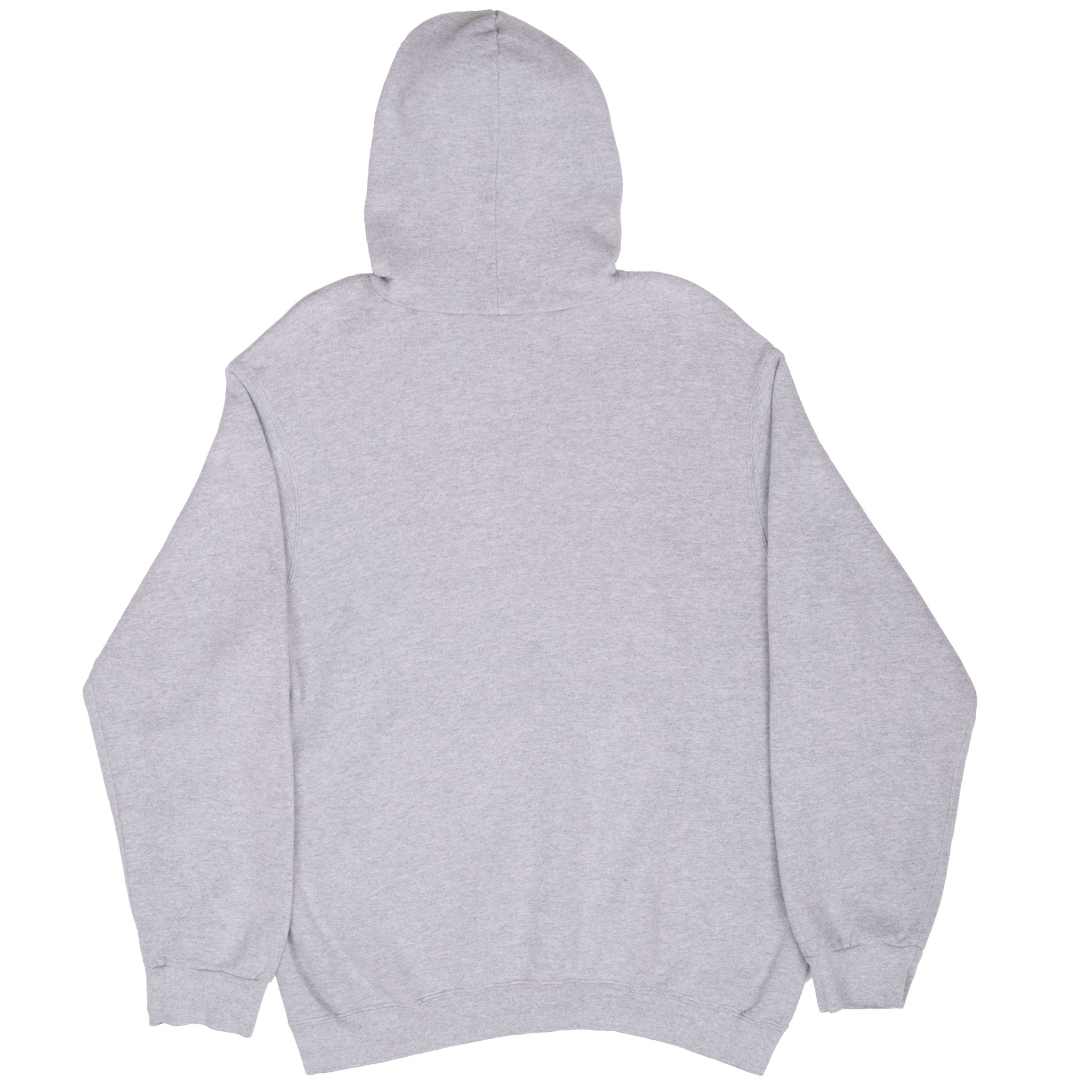 Vintage Nike Center Swoosh Grey Travis Scott Hoodie Sweatshirt 2000S Size Medium