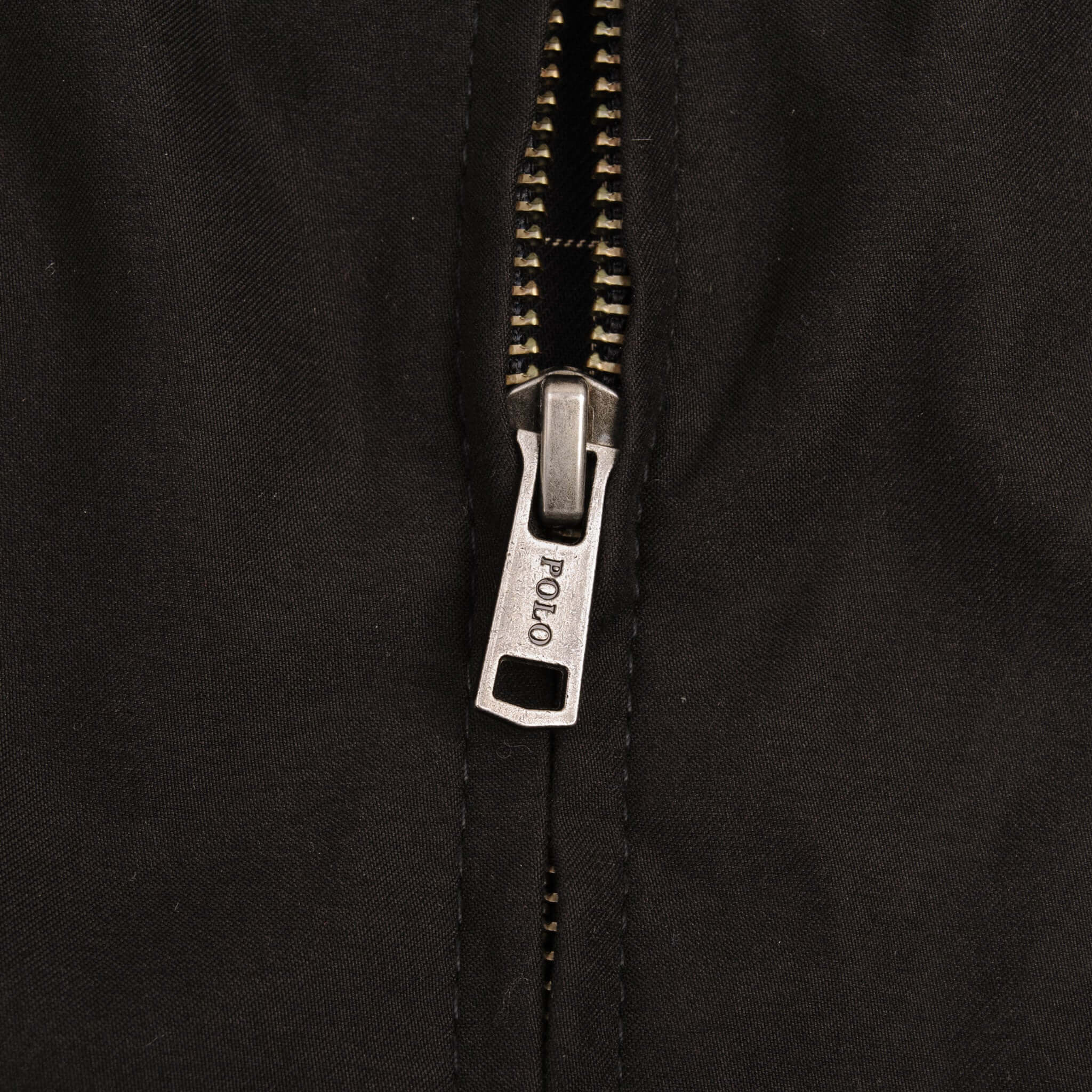 Vintage Polo Ralph Lauren Black Harrington Golf Jacket 1990S Size 2XL