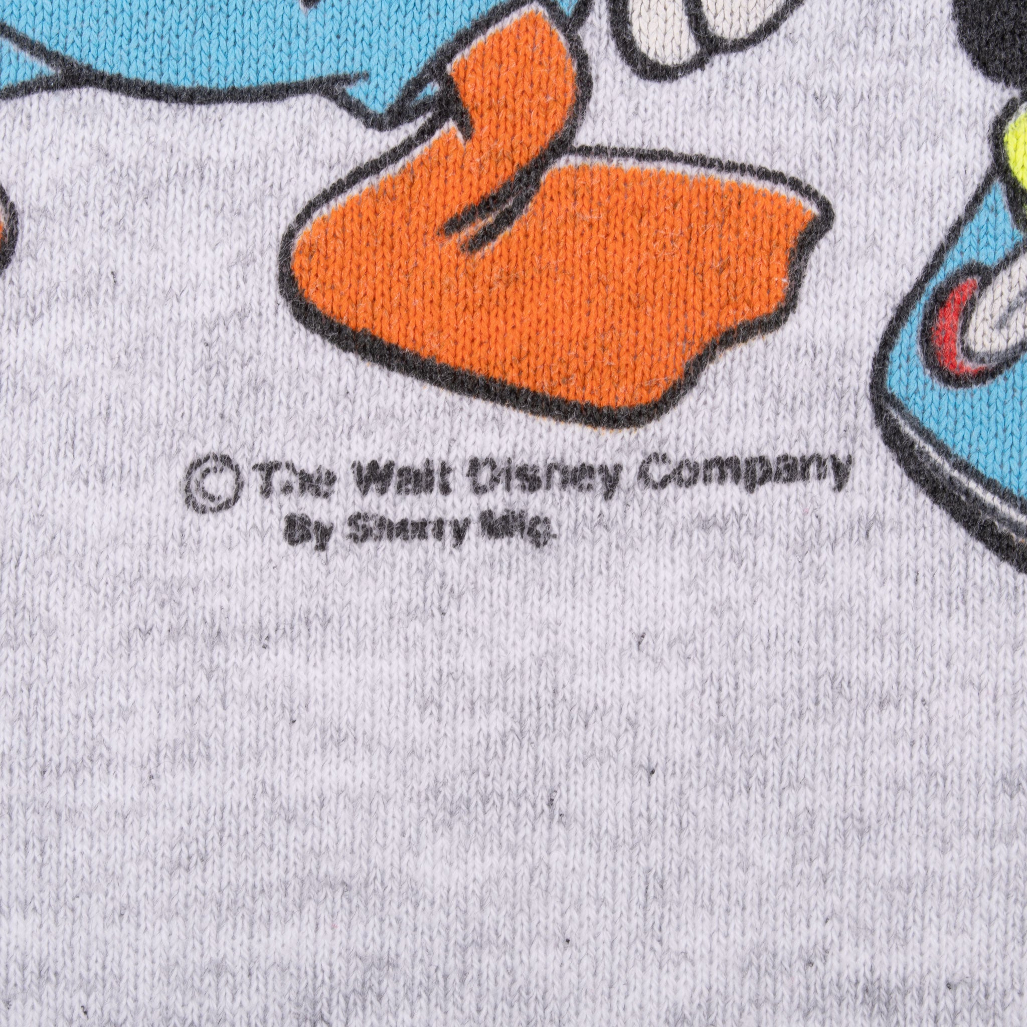 Vintage Disney Mickey And Friends California Grey Sweatshirt 1990S Size XL Made In Usa