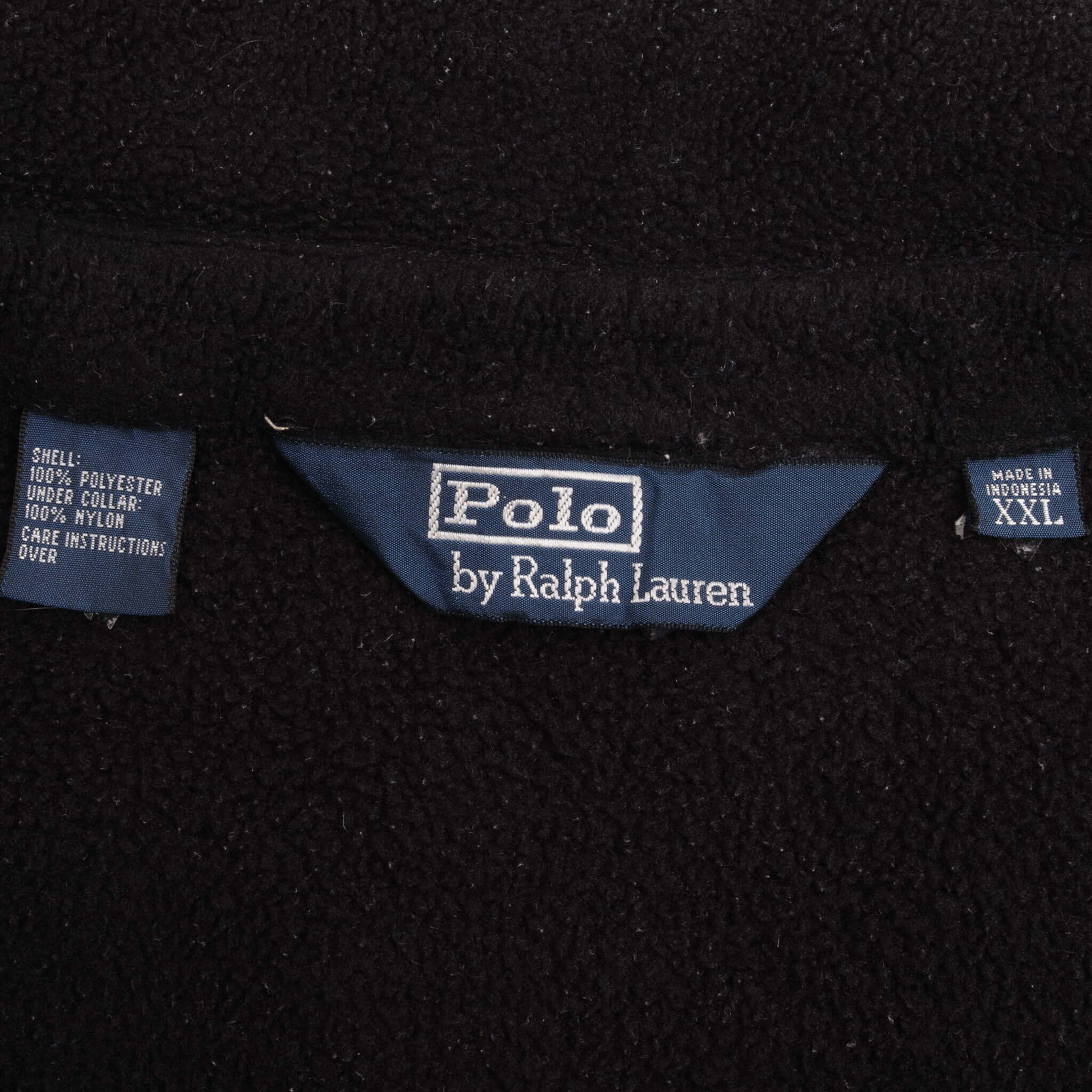 Vintage Polo Ralph Lauren Fleece Golf Jacket 1990S Size 2XL