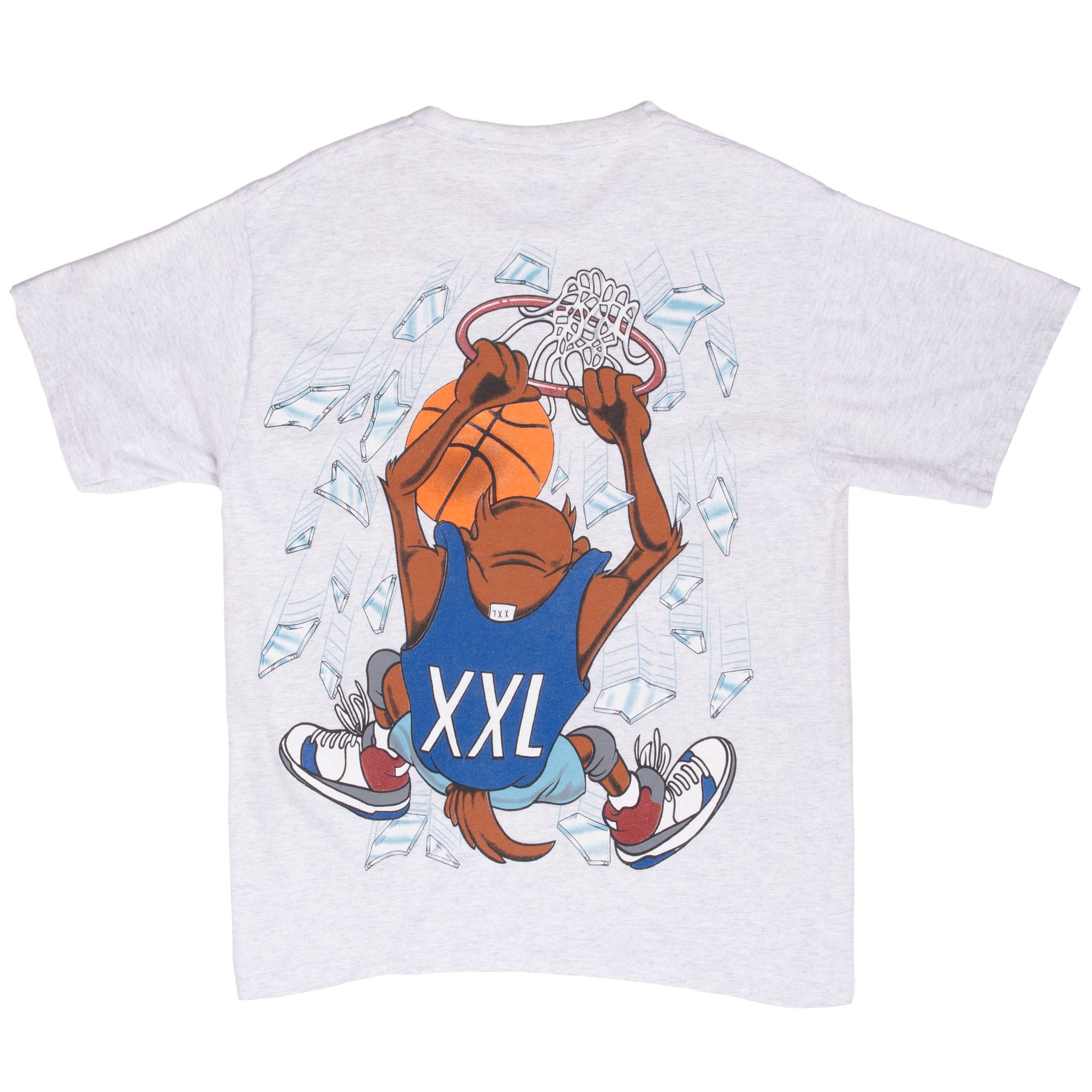 Vintage Looney Tunes Taz Basketball 1993 Tee Shirt Size Large