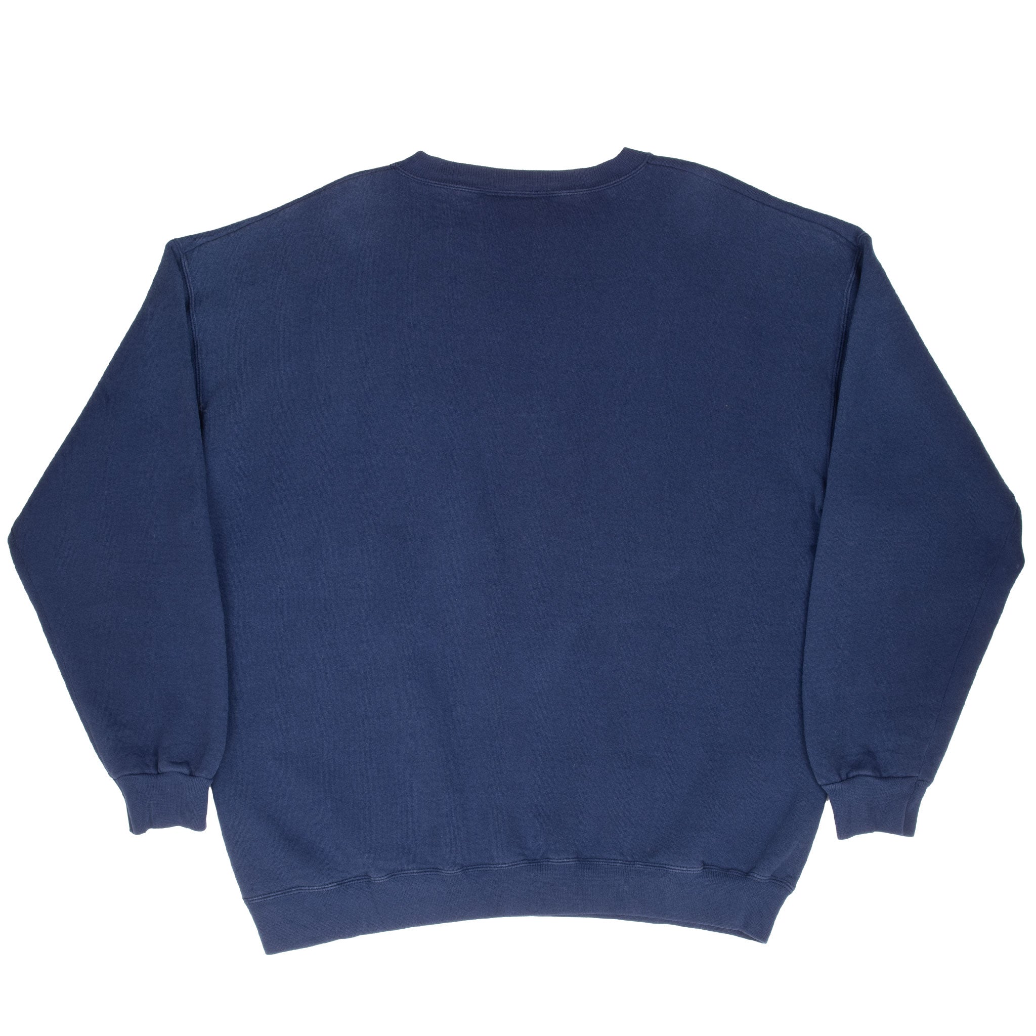 Vintage Adidas Classic Blue Crewneck Sweatshirt 1990S Size Medium Made In Usa