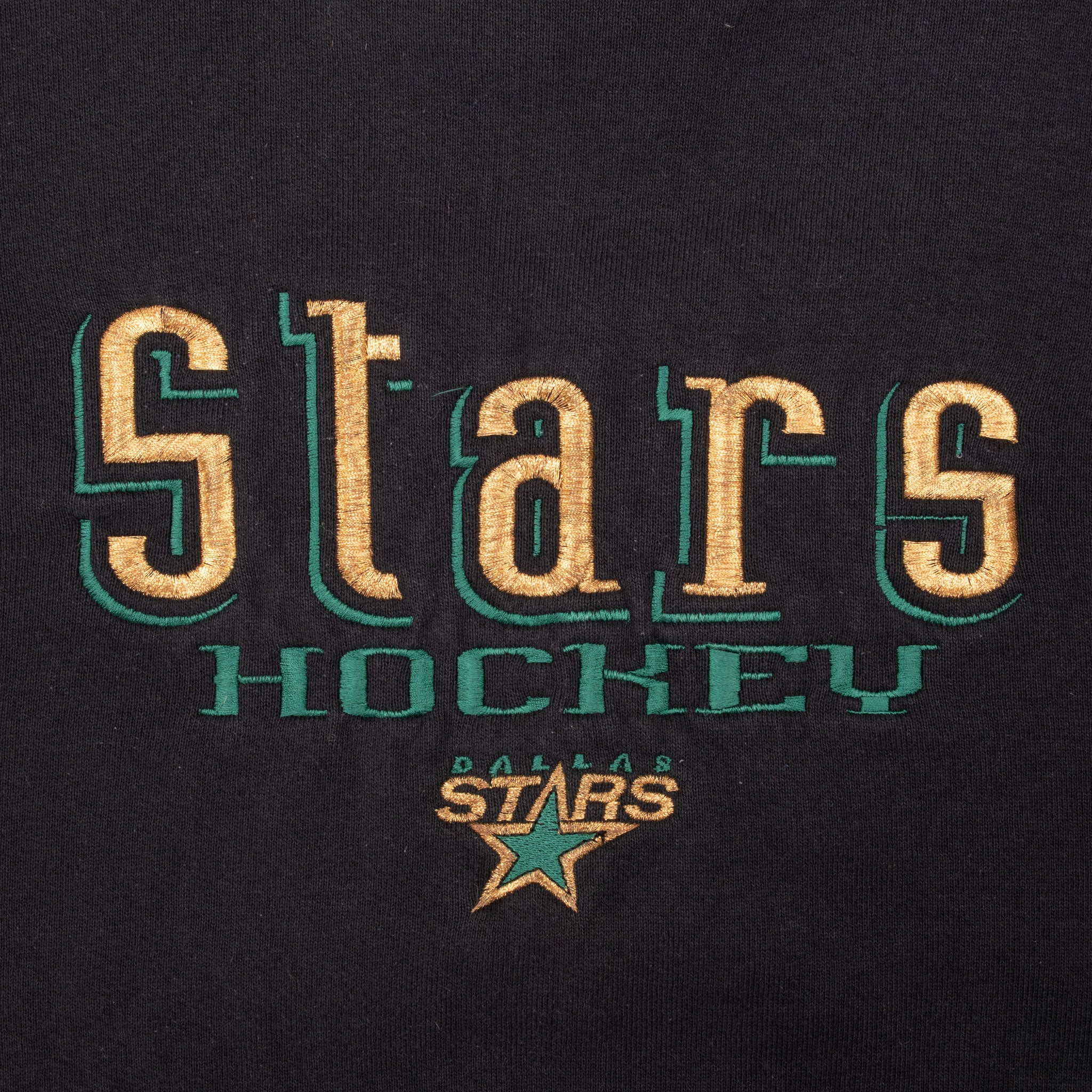 Vintage Nhl Dallas Stars Embroidered Sweatshirt 1990S Size XL