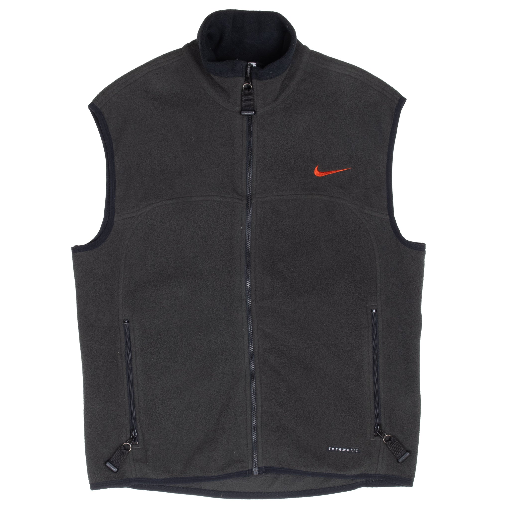 Vintage Nike Acg Black Fleece Vest Jacket 1990S Size Medium