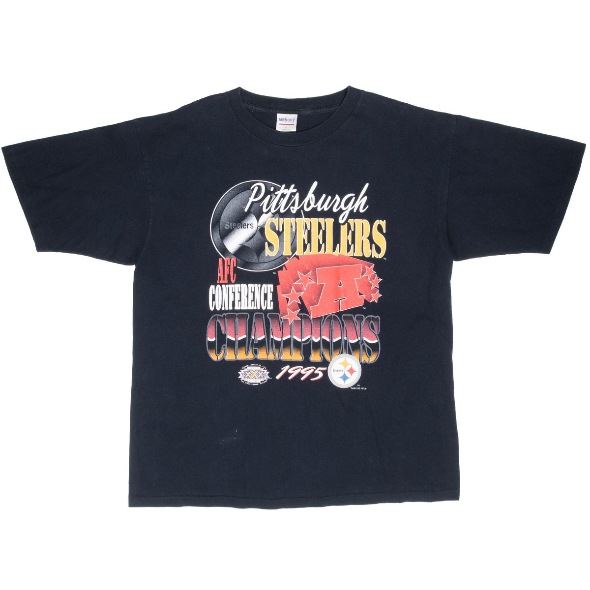 Vintage Mlb Pittsburgh Steelers Tee Shirt 1995 Size Xl Made In Usa With Single Stitch Sleeves