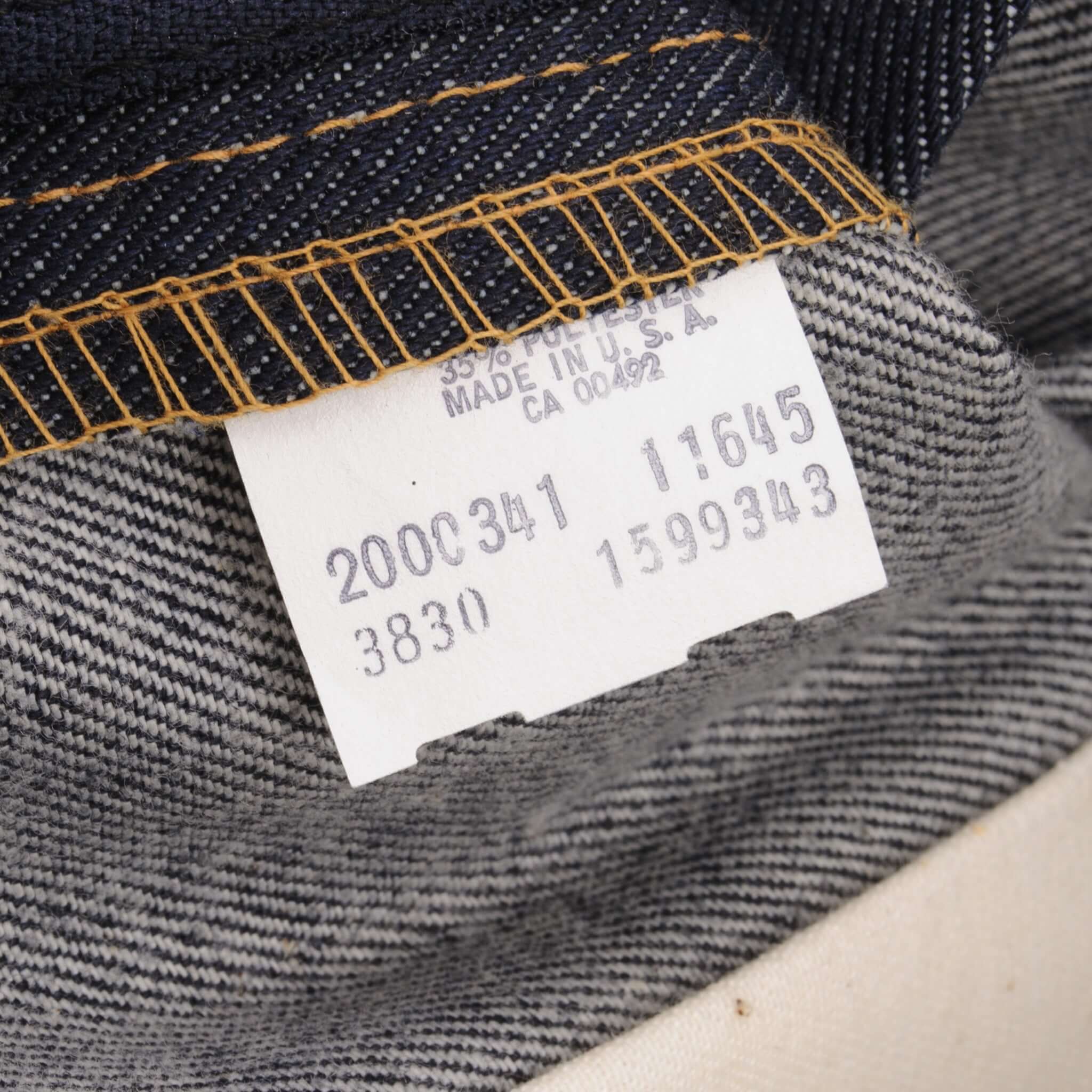 Vintage Lee Riders Boot Cut Flare Jeans Size 39X30 W39 L30 Made In Usa Deadstock