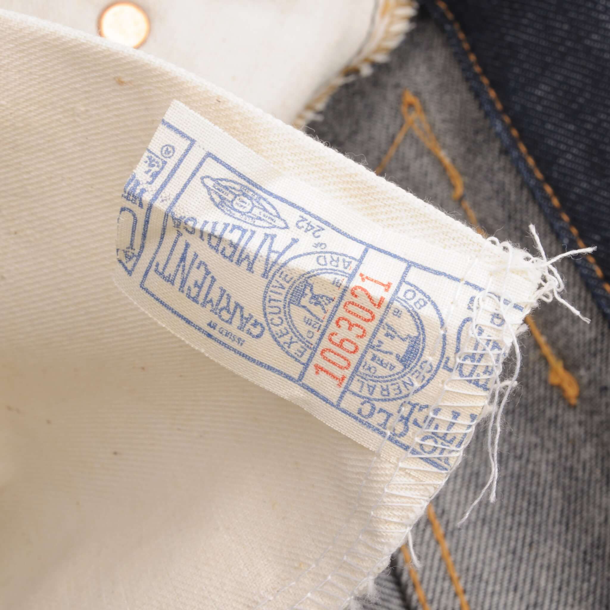 Vintage Lee Riders Boot Cut Flare Jeans Size 39X30 W39 L30 Made In Usa Deadstock