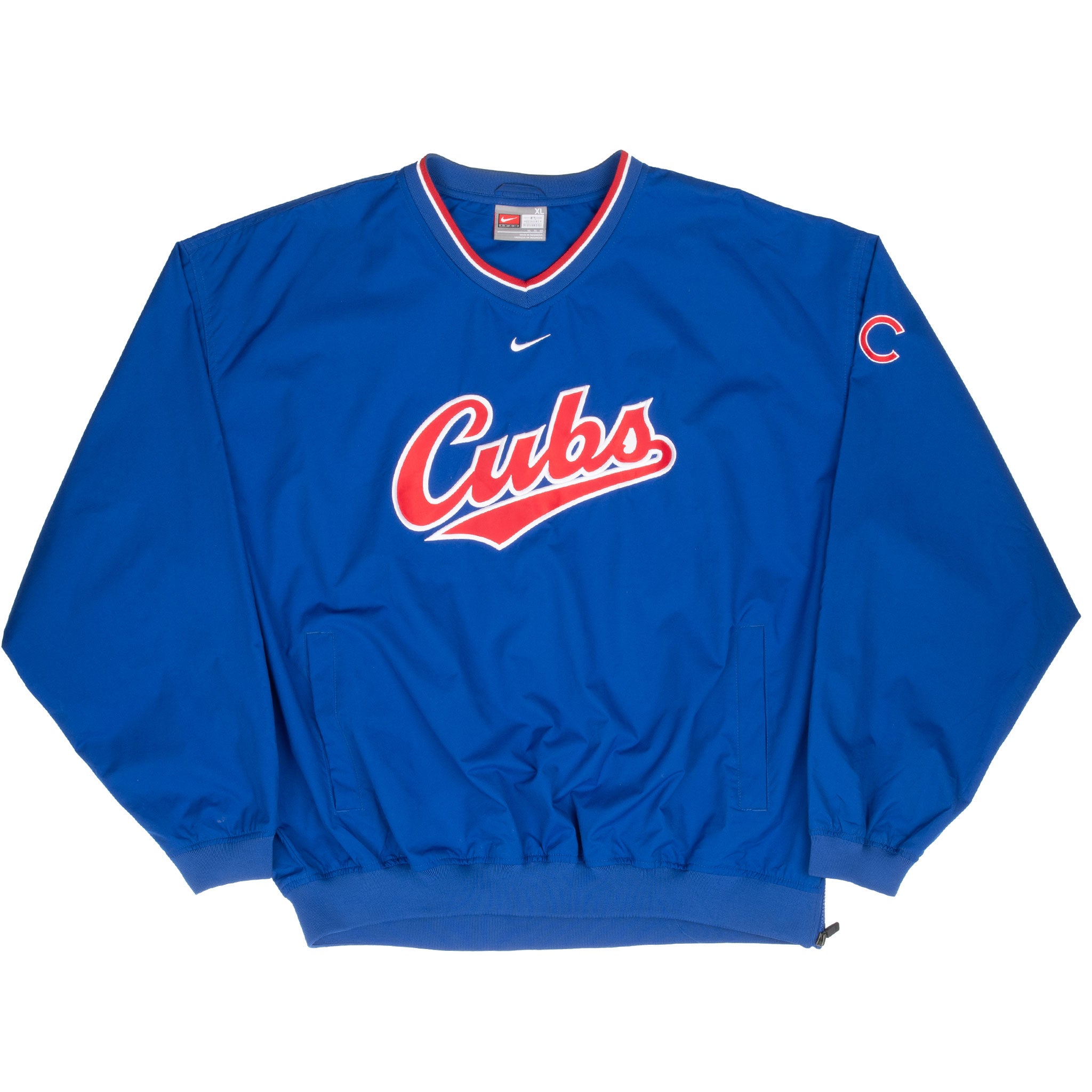 Vintage Nike Mlb Chicago Cubs Windbreaker Pullover 2000S Size XL