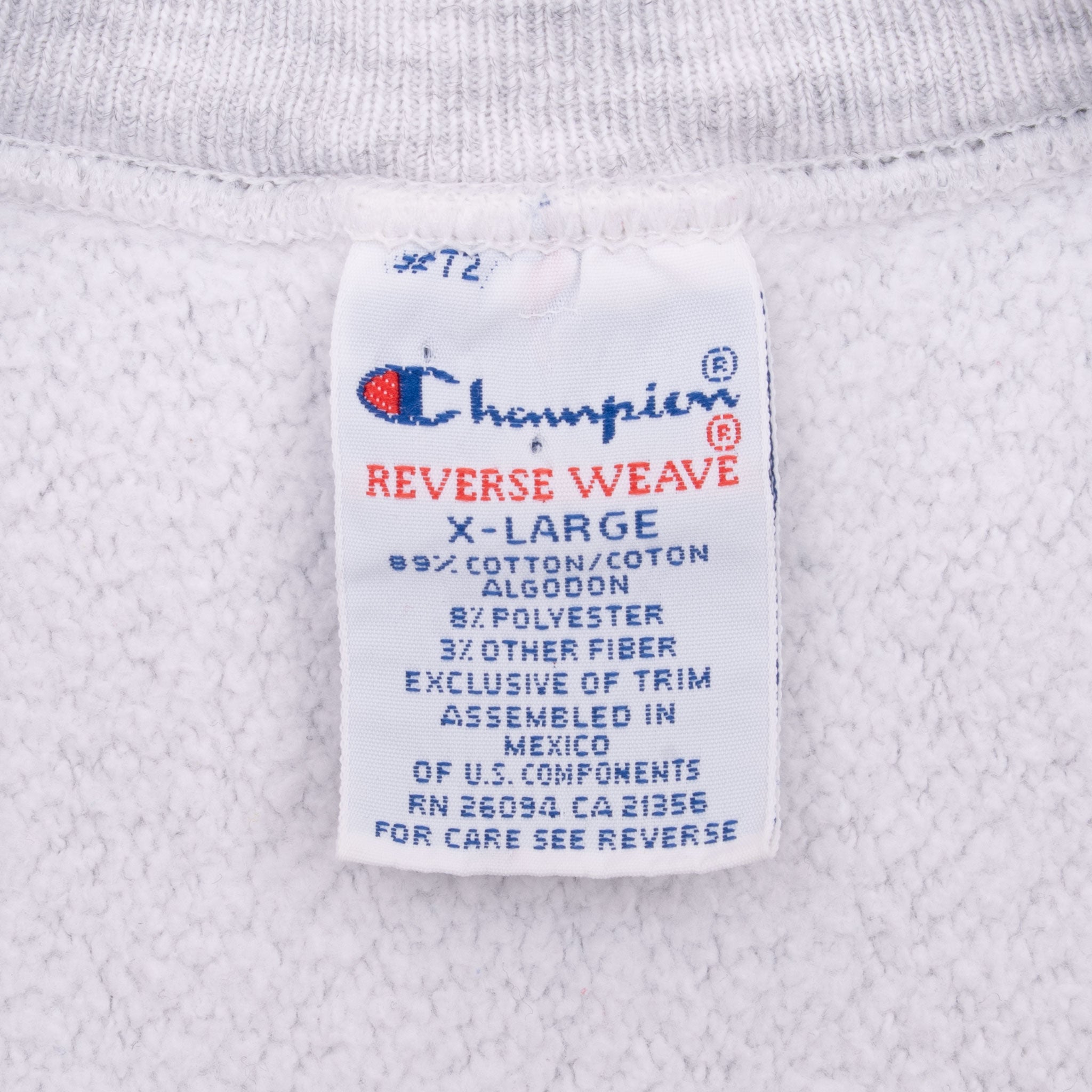 Vintage Champion Reverse Weave Montana State Sweatshirt 1990S Size XL