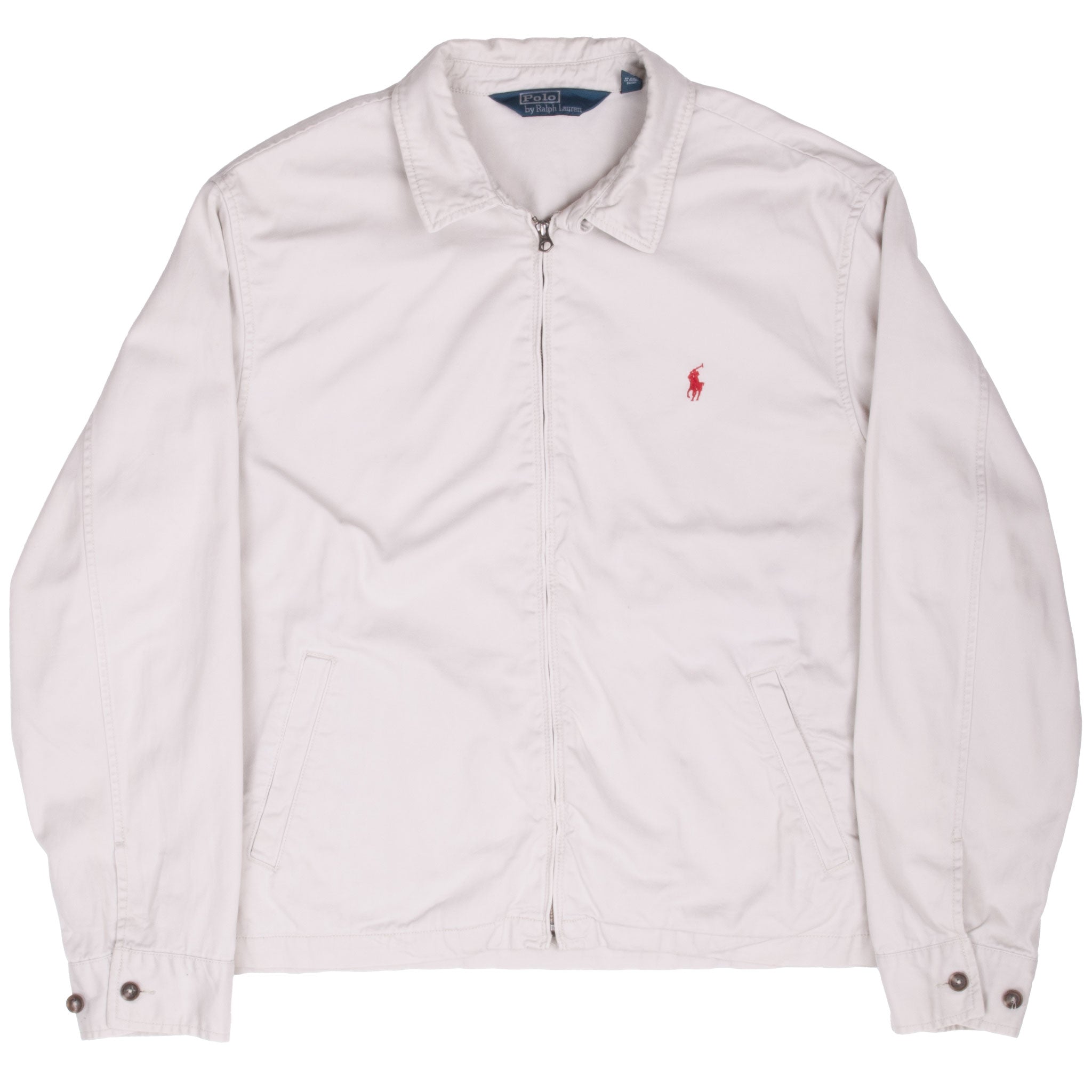 Vintage Polo Ralph Lauren Beige Harrington Golf Jacket 1990S Size XL