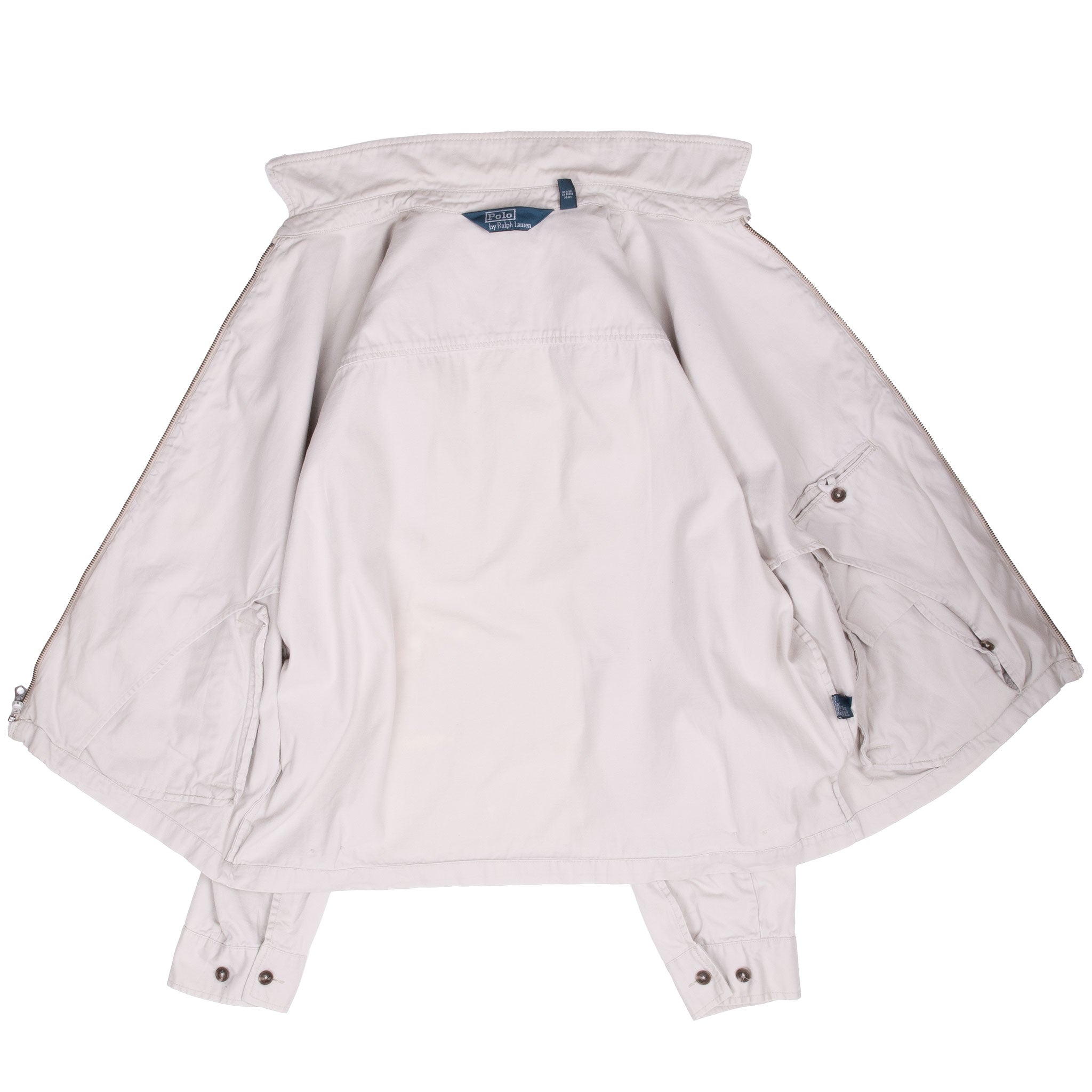 Vintage Polo Ralph Lauren Beige Harrington Golf Jacket 1990S Size XL