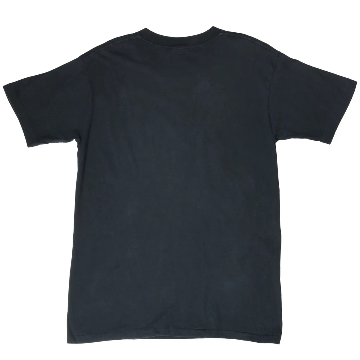 Back of plain black Nike Air Jordan short-sleeve T-shirt