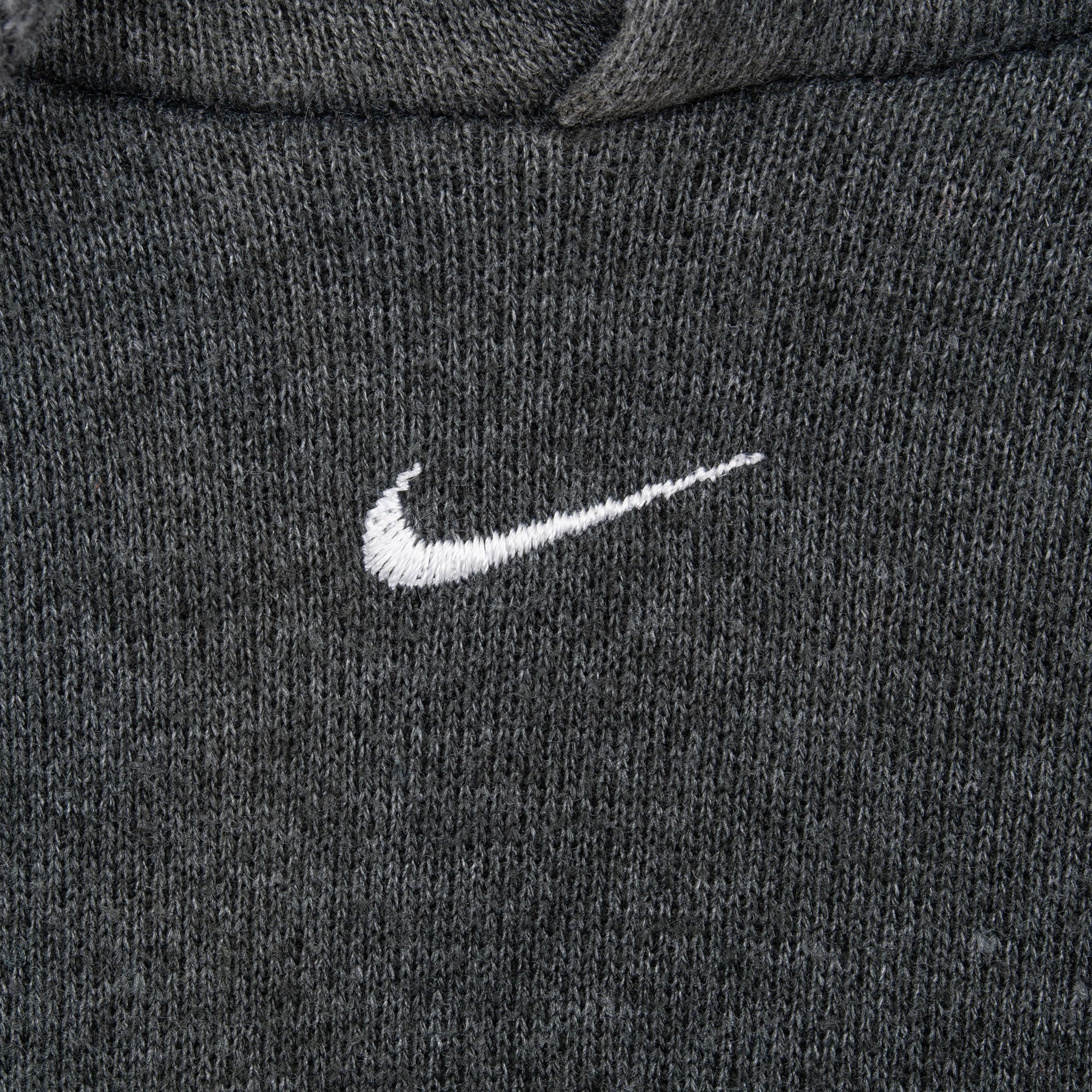 Vintage Nike Center Swoosh Back Logo Dark Grey Travis Scott Hoodie 1990S Large Made In Usa