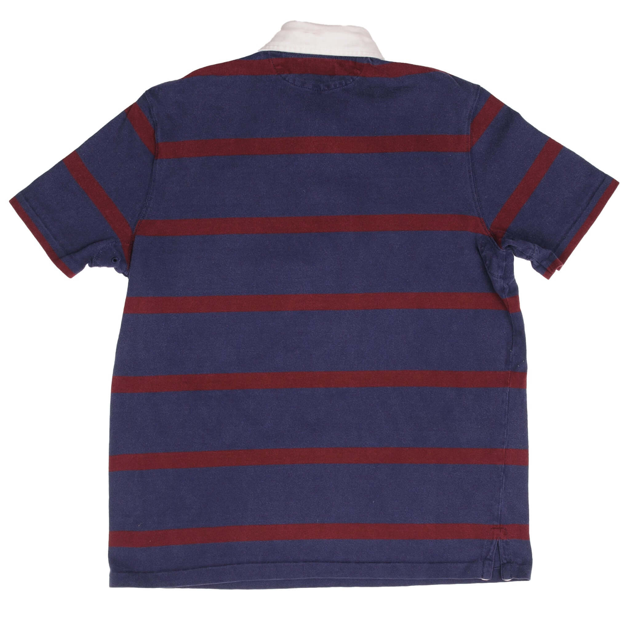 Vintage Polo Ralph Lauren Striped Blue And Red Polo Shirt Size Medium