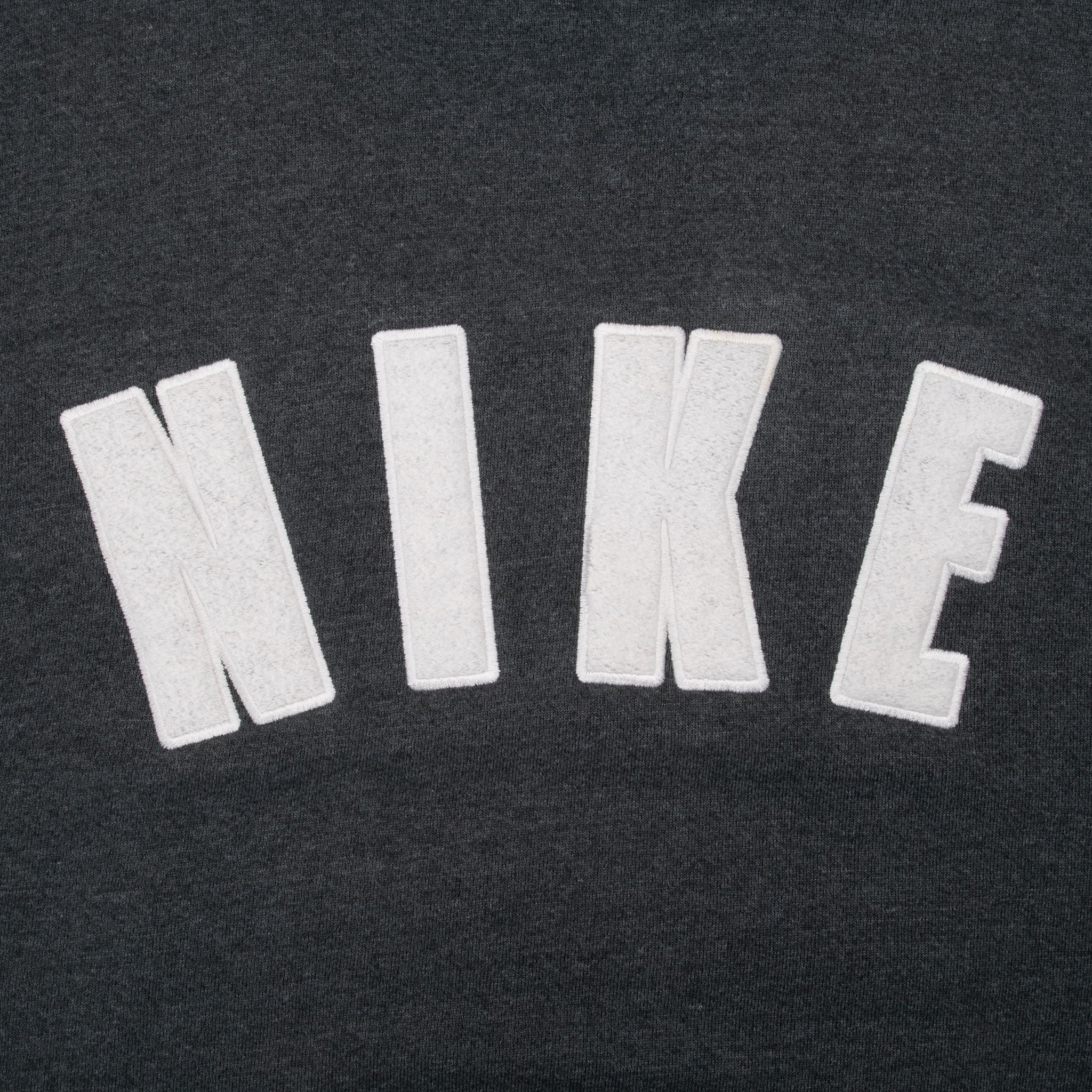 Vintage Nike Center Swoosh Back Logo Dark Grey Travis Scott Hoodie 1990S Large Made In Usa