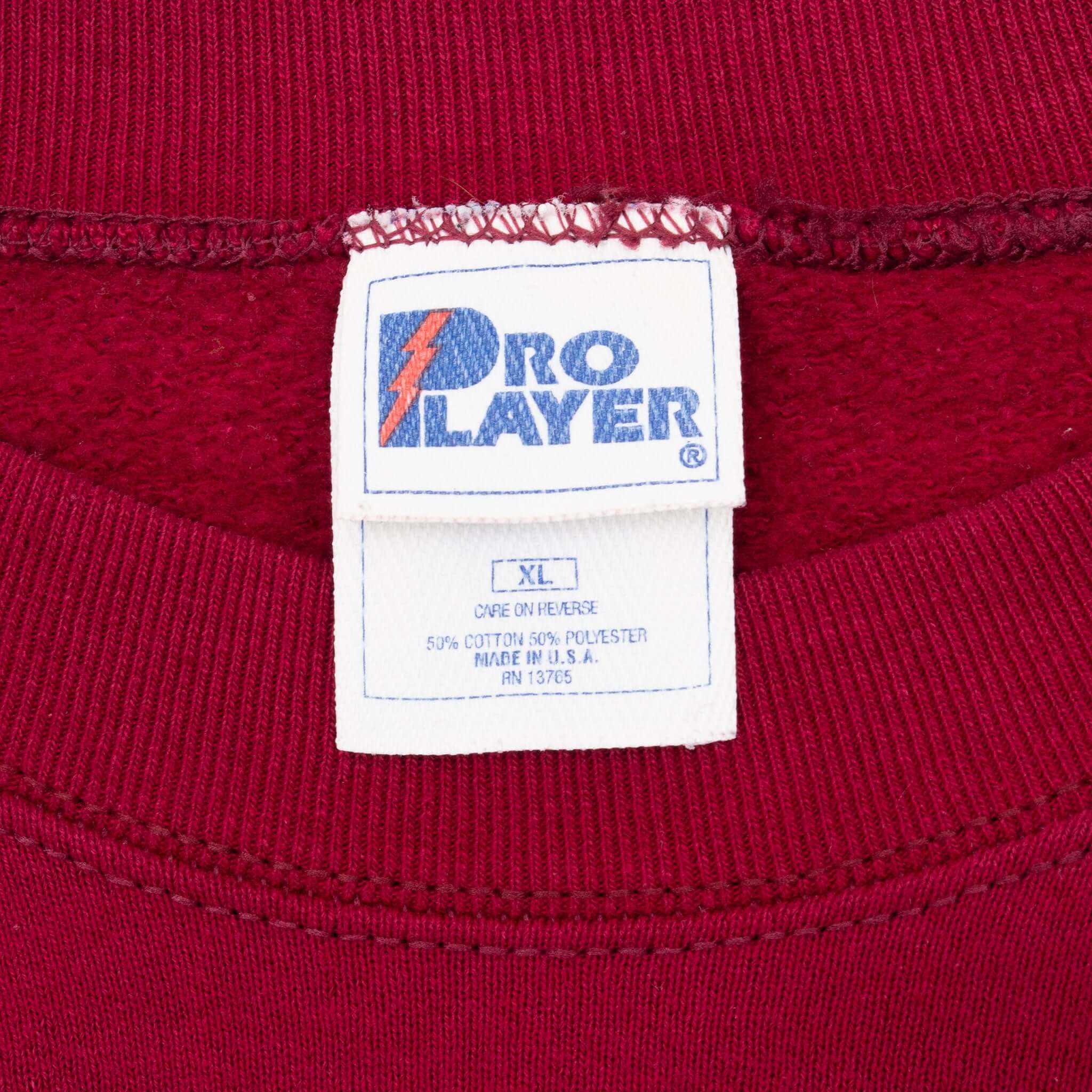 Vintage Nfl Washington Redskins Embroidered Sweatshirt 1990S Size XL Made In Usa