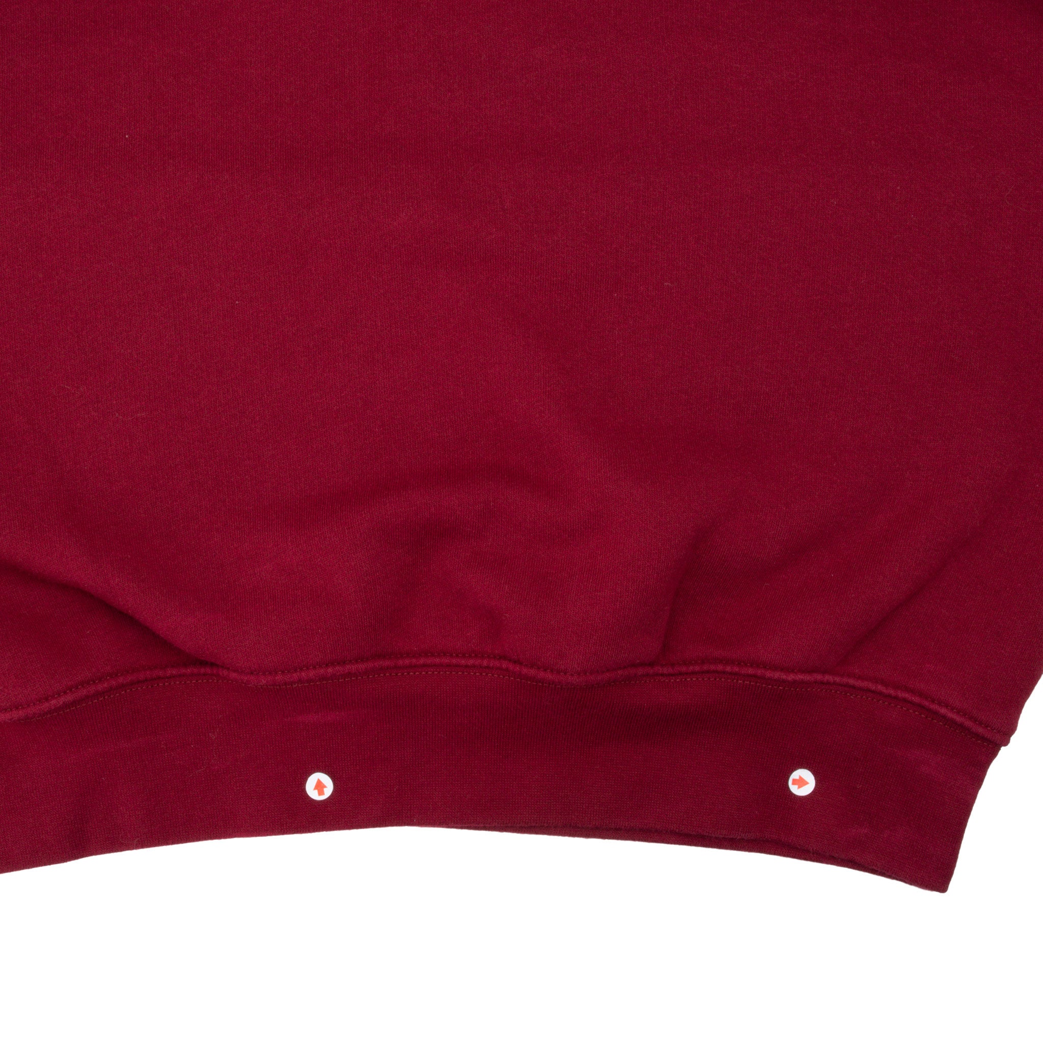 VINTAGE NIKE CLASSIC SWOOSH RED BURGUNDY SWEATSHIRT 2000S MEDIUM